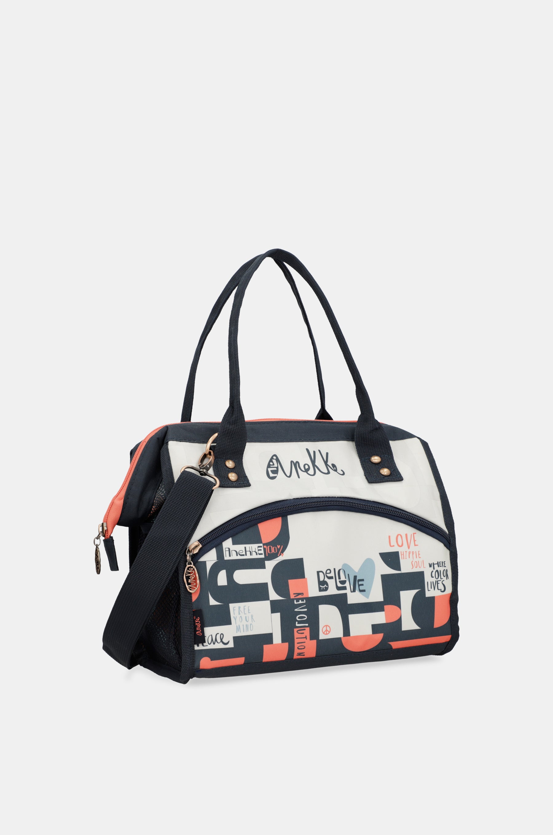 Lunchtasche im Sixties-Stil zum Umhängen
