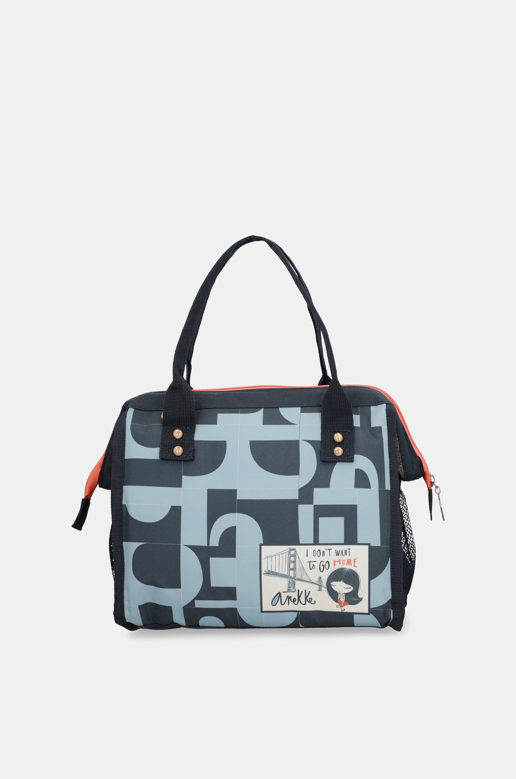 Lunchtasche im Sixties-Stil zum Umhängen