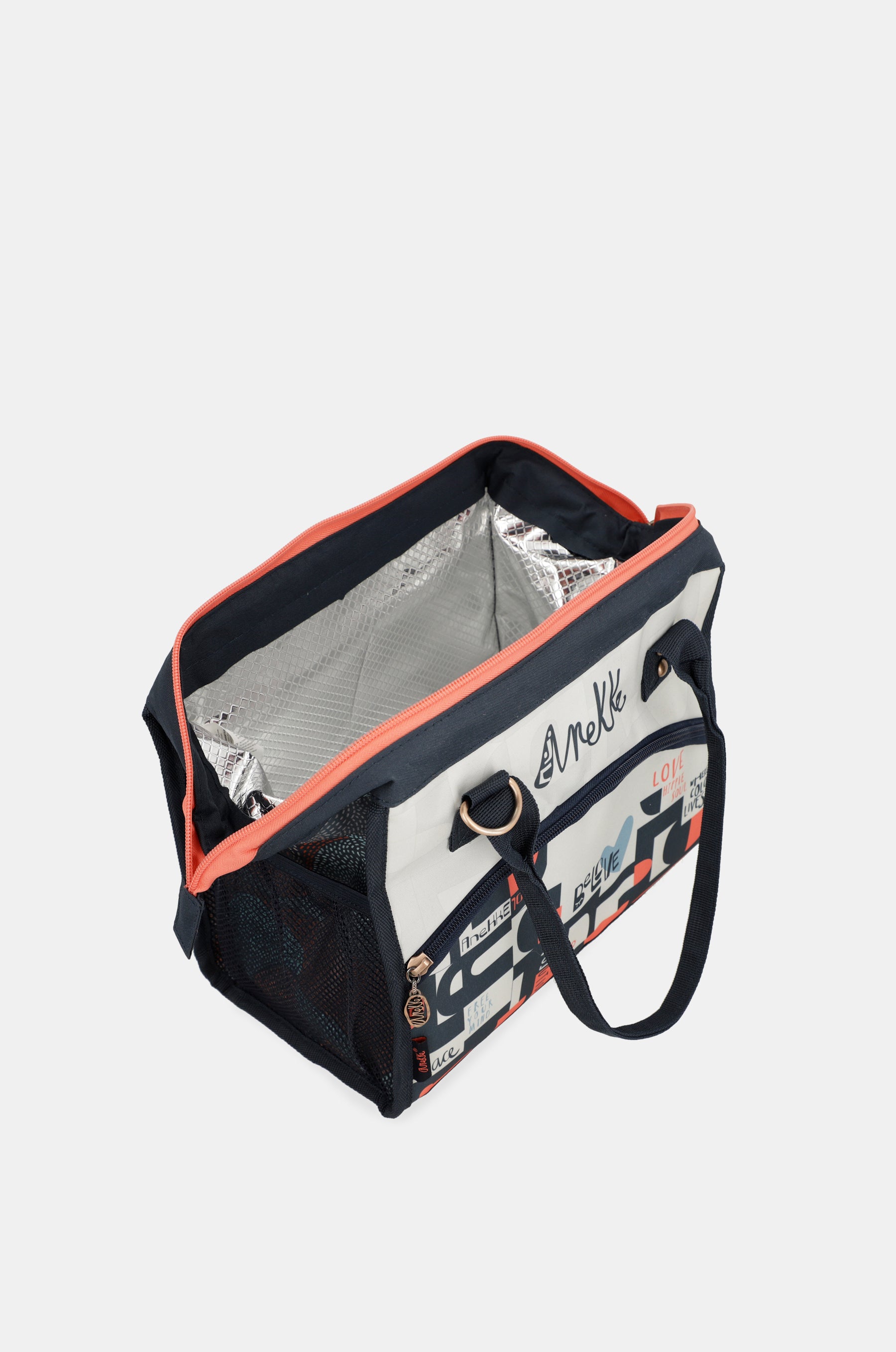 Lunchtasche im Sixties-Stil zum Umhängen