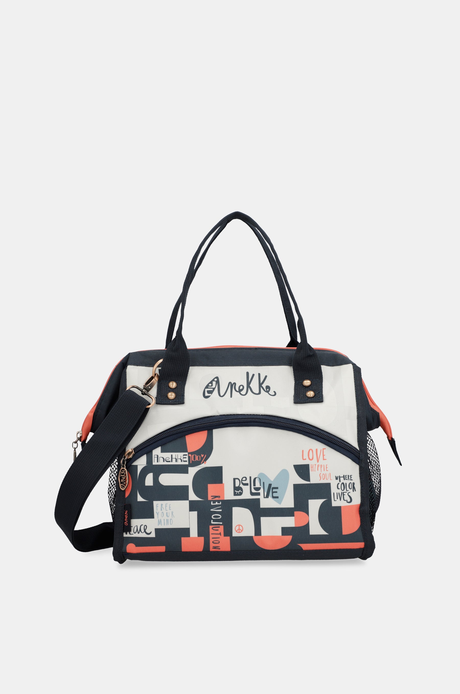 Lunchtasche im Sixties-Stil zum Umhängen