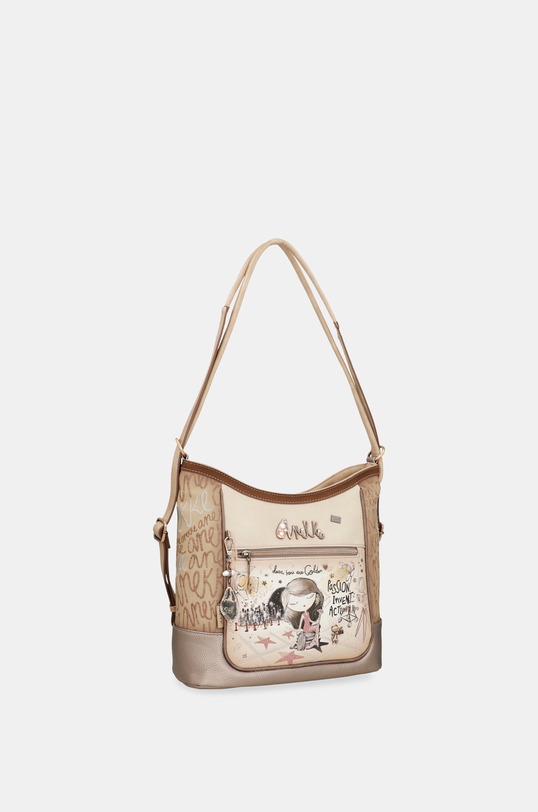 Hollywood Tasche, die sich in einen Rucksack verwandeln lässt