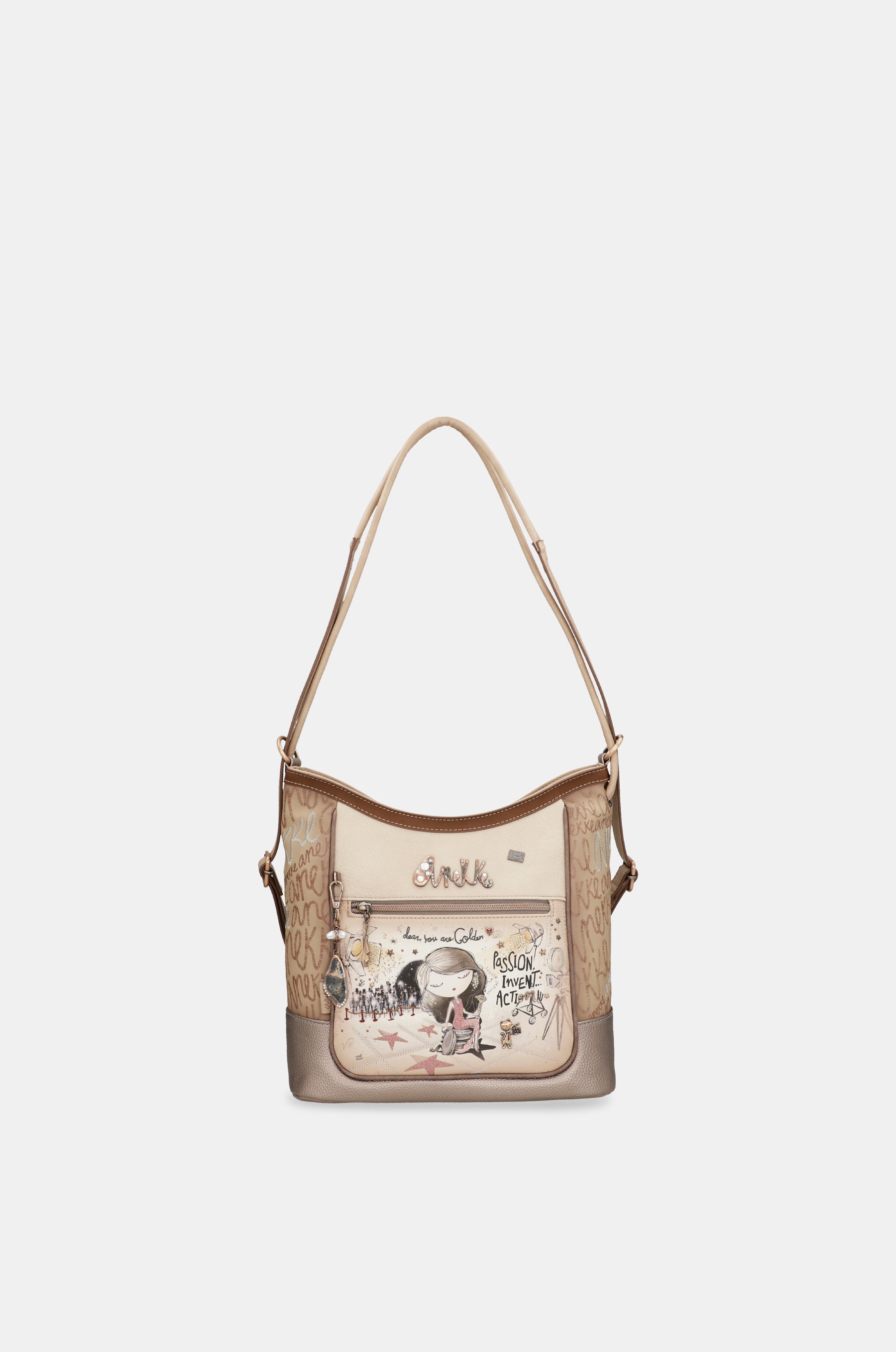 Hollywood Tasche, die sich in einen Rucksack verwandeln lässt