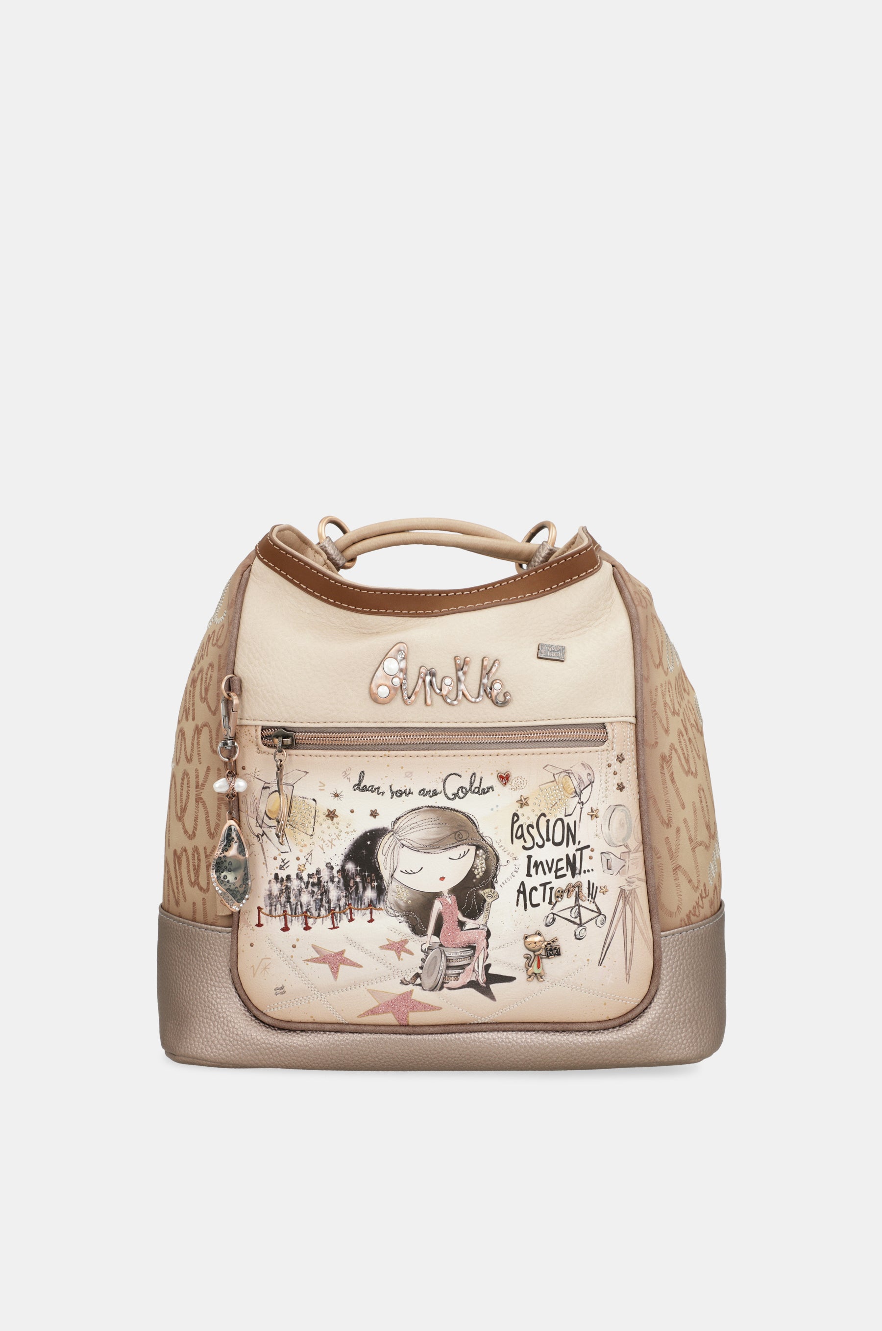 Hollywood Tasche, die sich in einen Rucksack verwandeln lässt