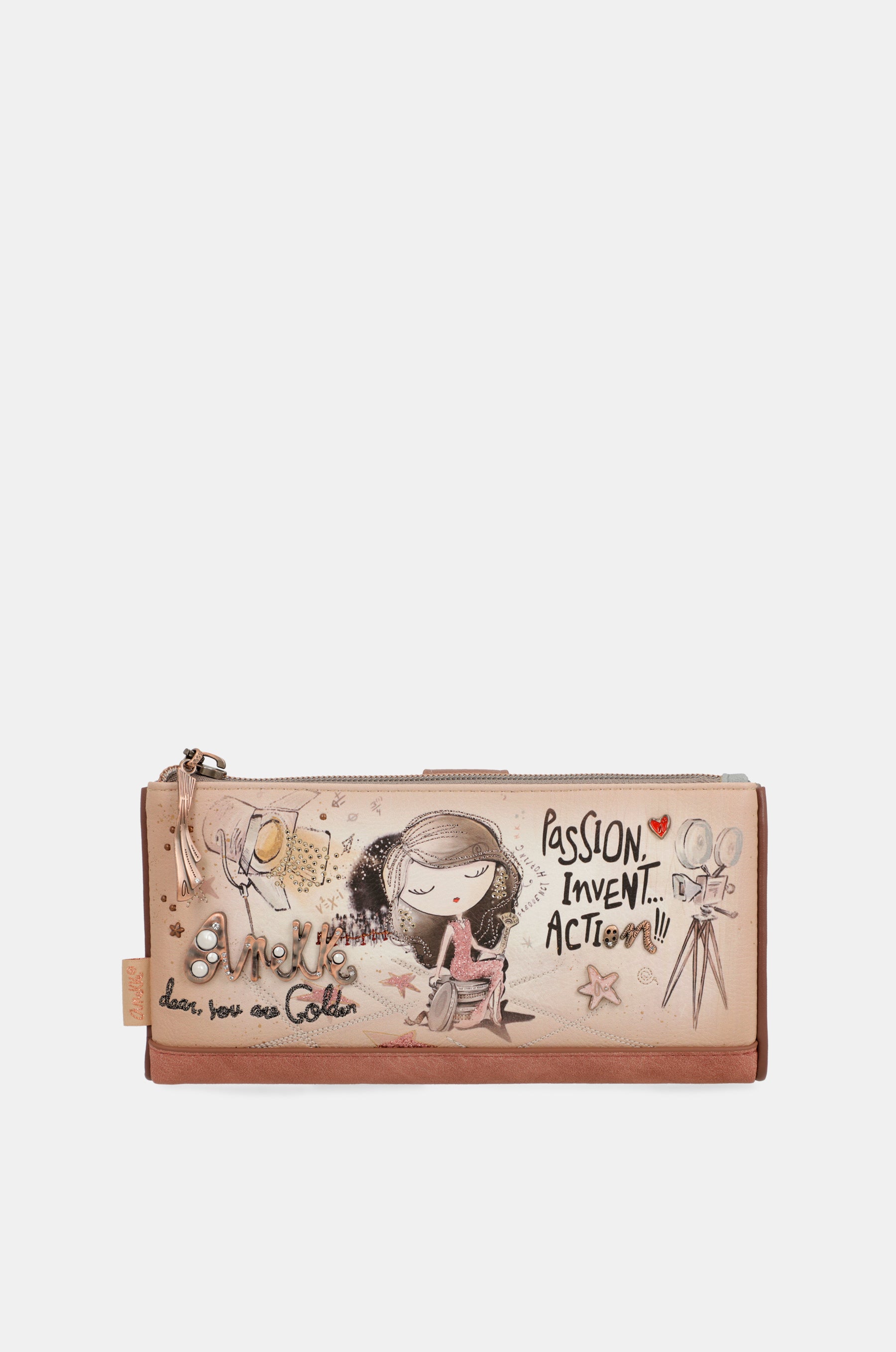 Flexibles großes RFID-Portemonnaie Hollywood