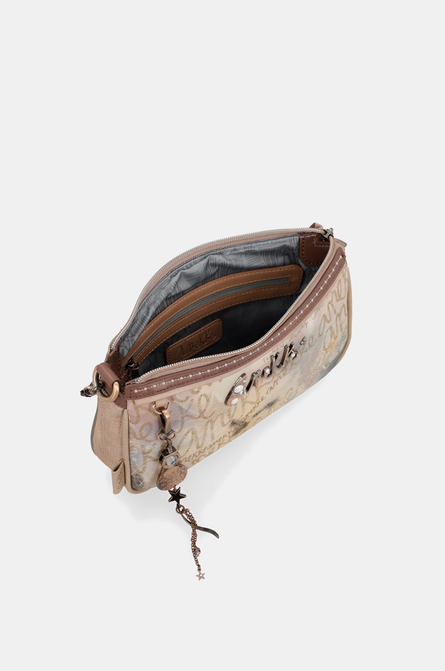 Baguette-Tasche mit Stars