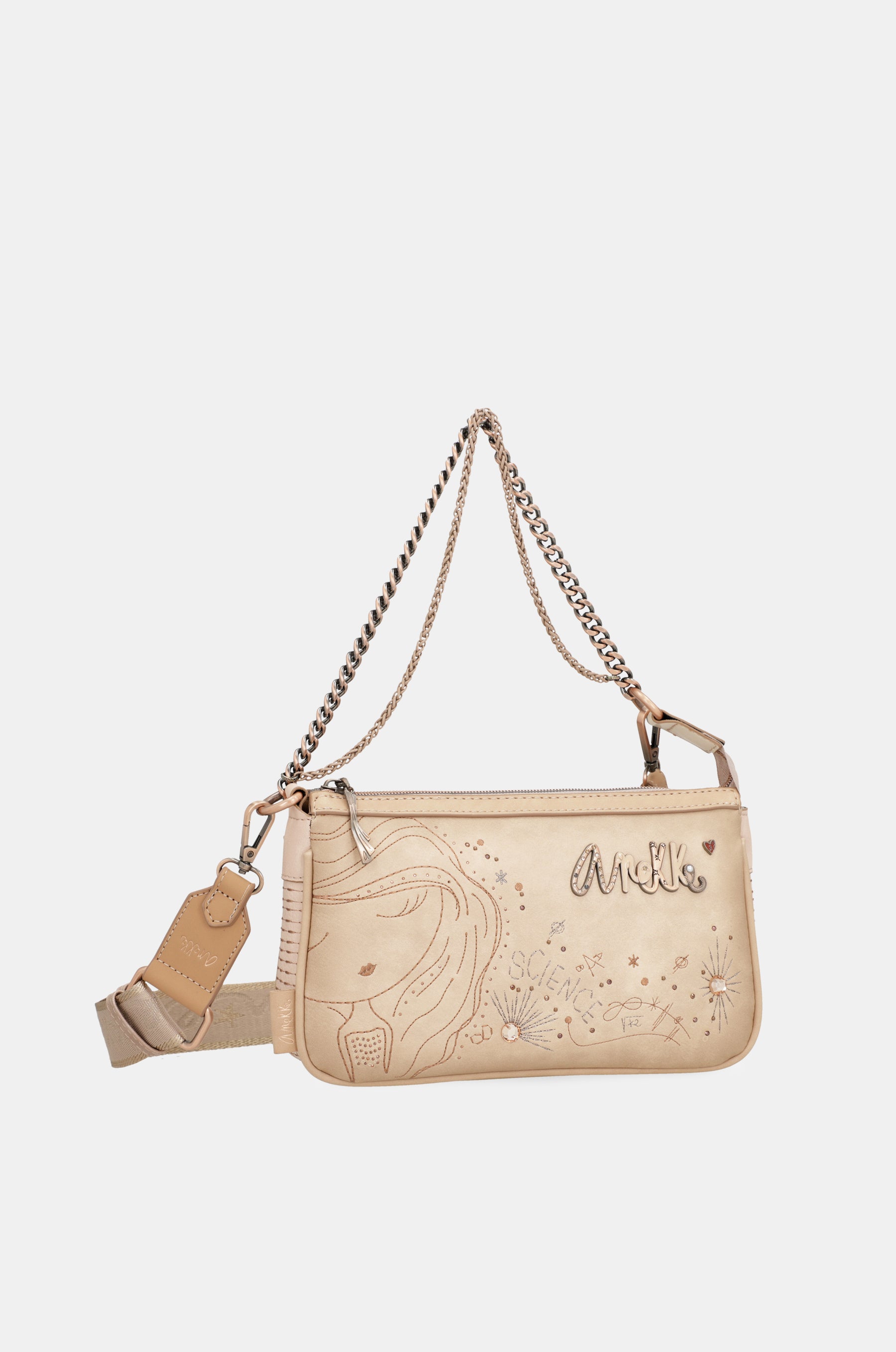 Baguette-Tasche „Studio Nude“
