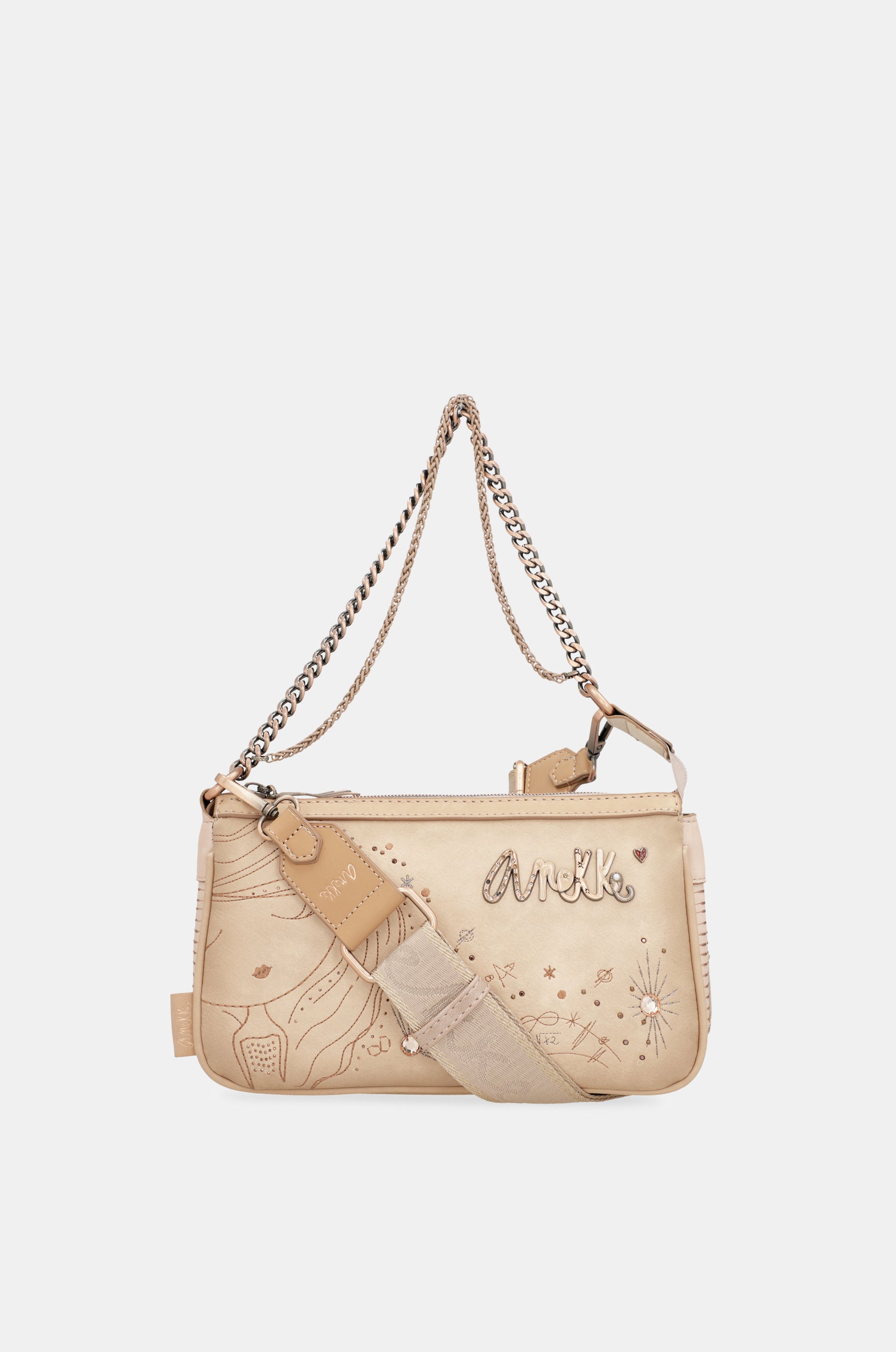 Baguette-Tasche „Studio Nude“