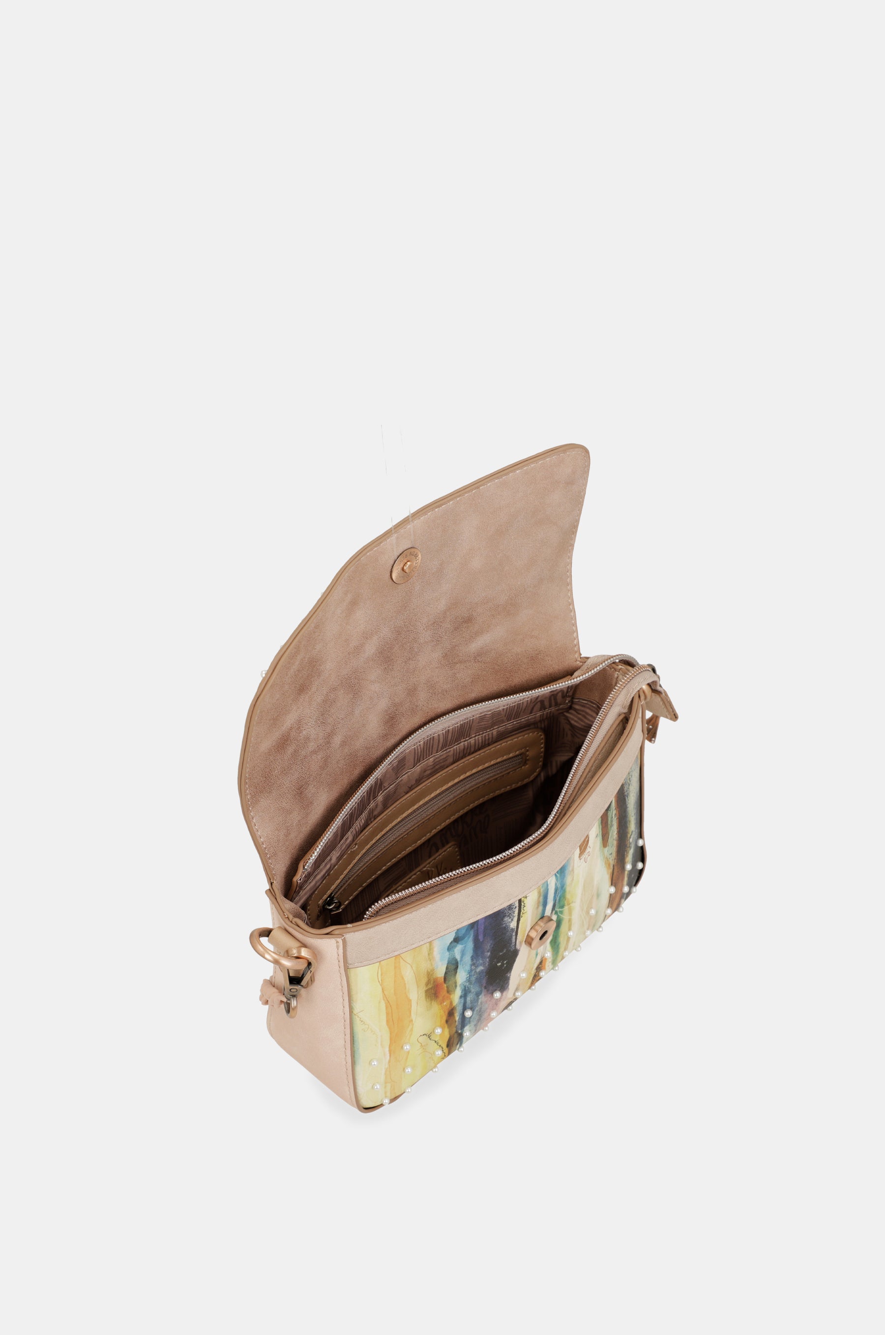 Anekke Studio – Baguette-Tasche in Nude