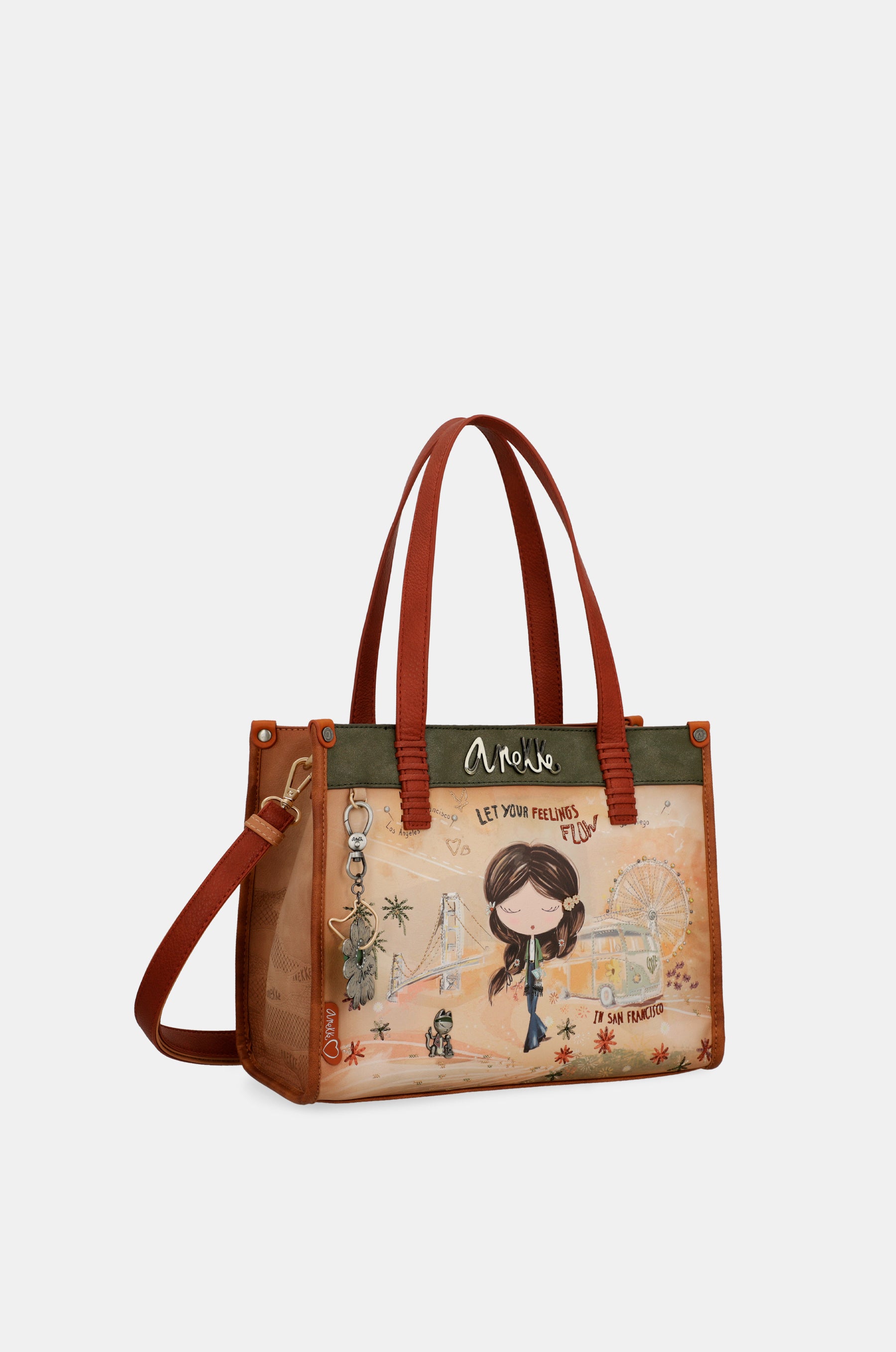 Tote Peace & Love in Kamel