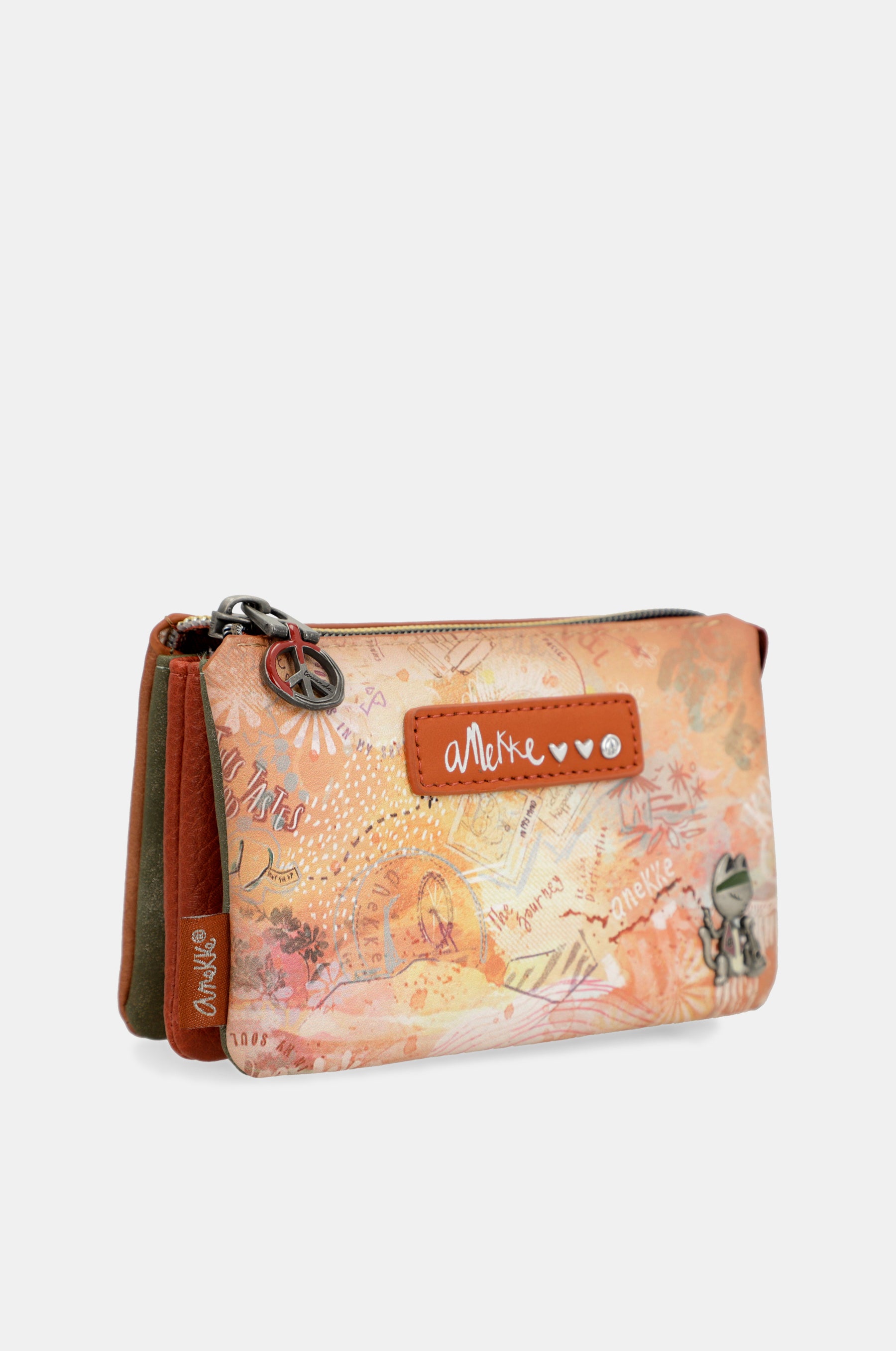 Geldbörse mit 3 Fächern Flower S“