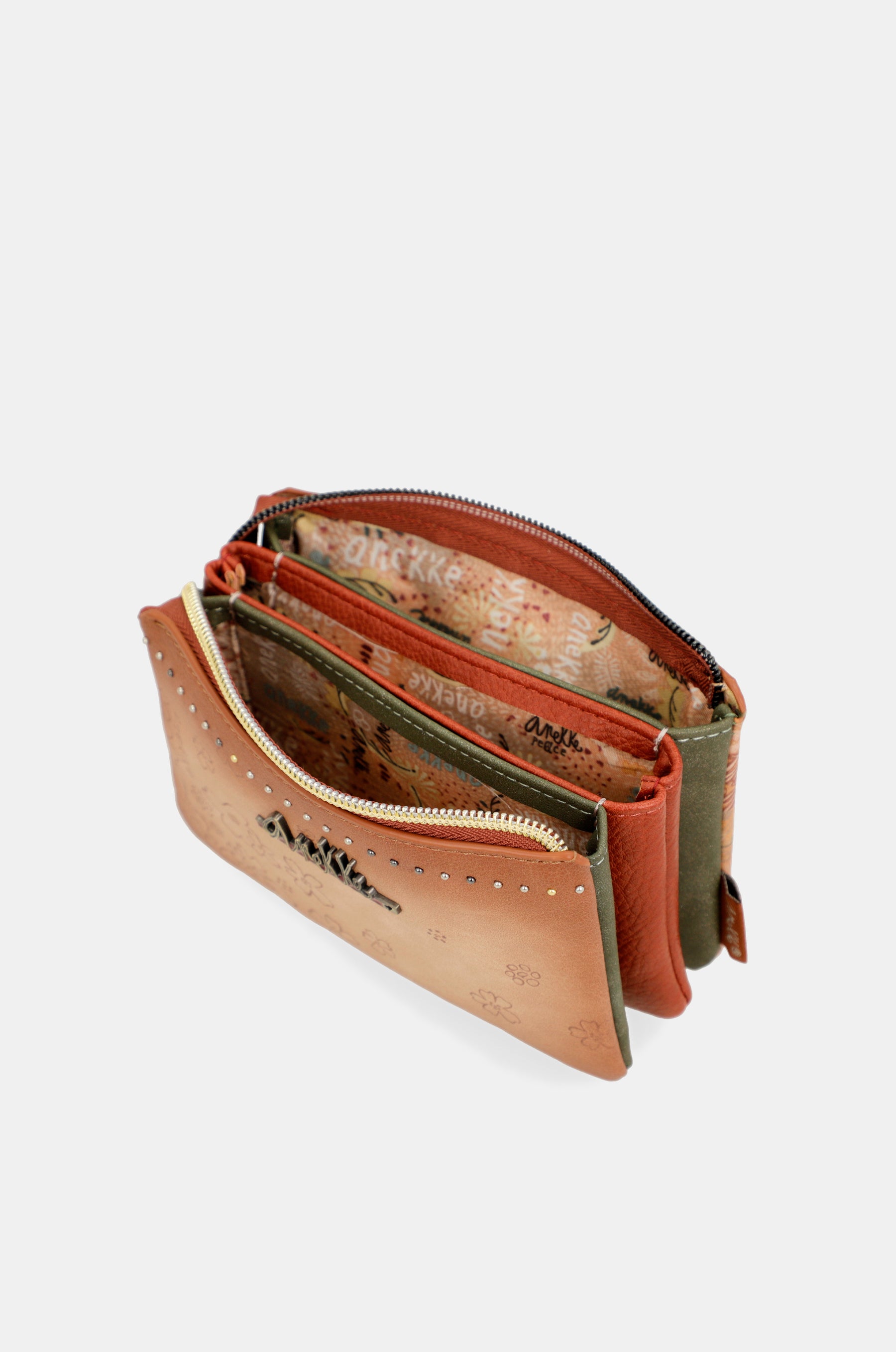 Geldbörse mit 3 Fächern Flower S“