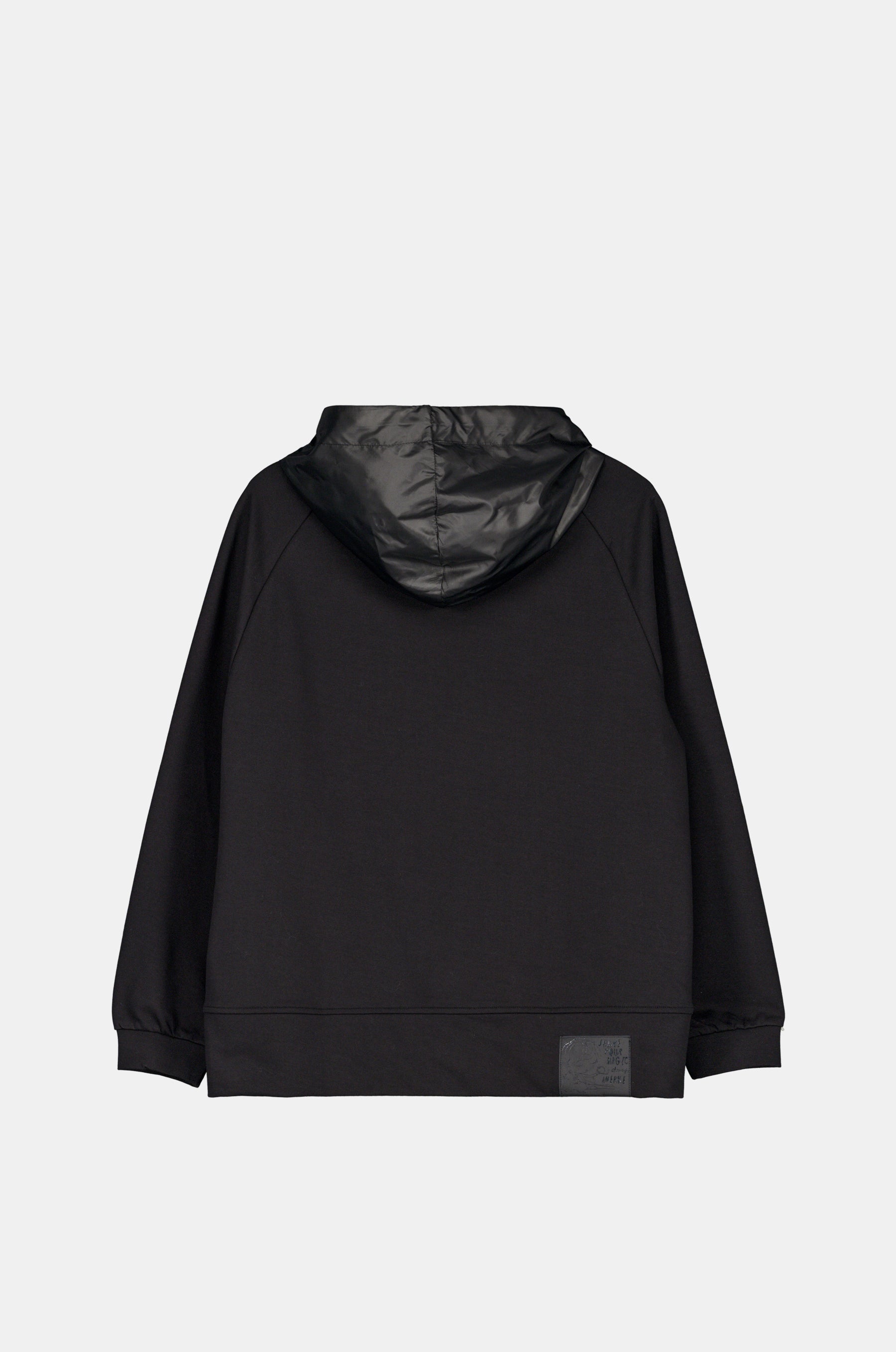 Schwarzer Hoodie