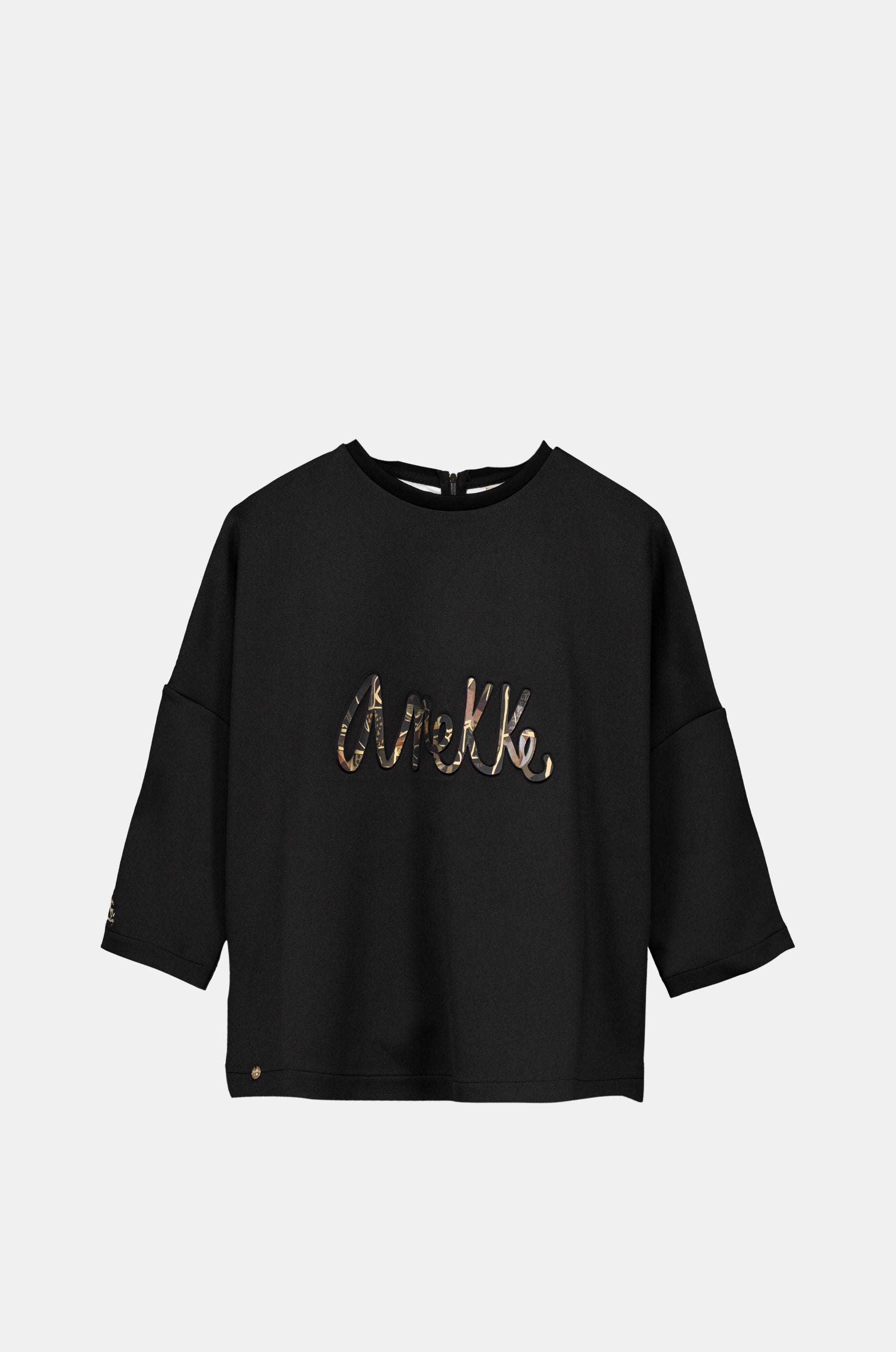 Schwarzes Logo-Sweatshirt