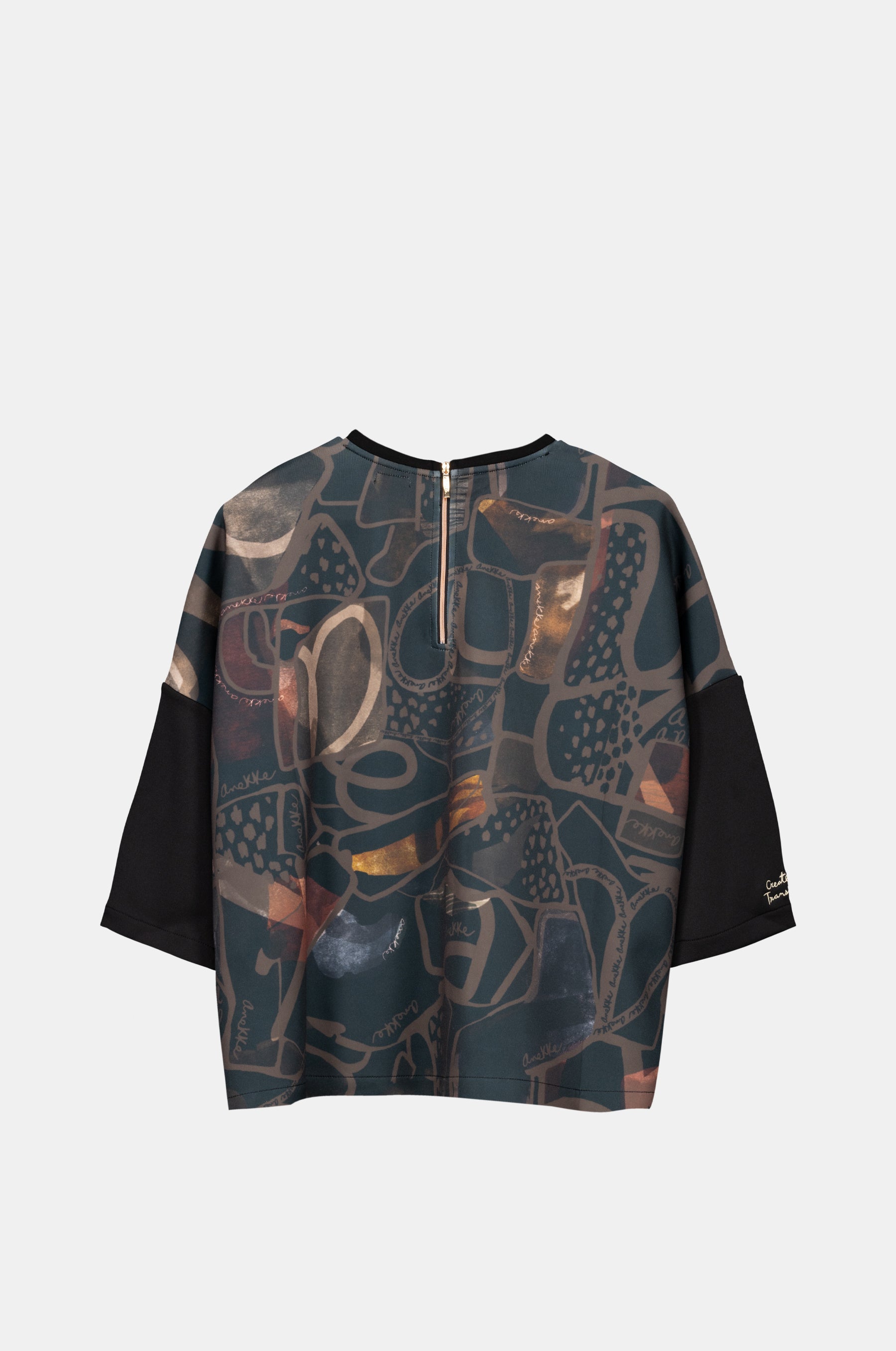 Schwarzes Logo-Sweatshirt