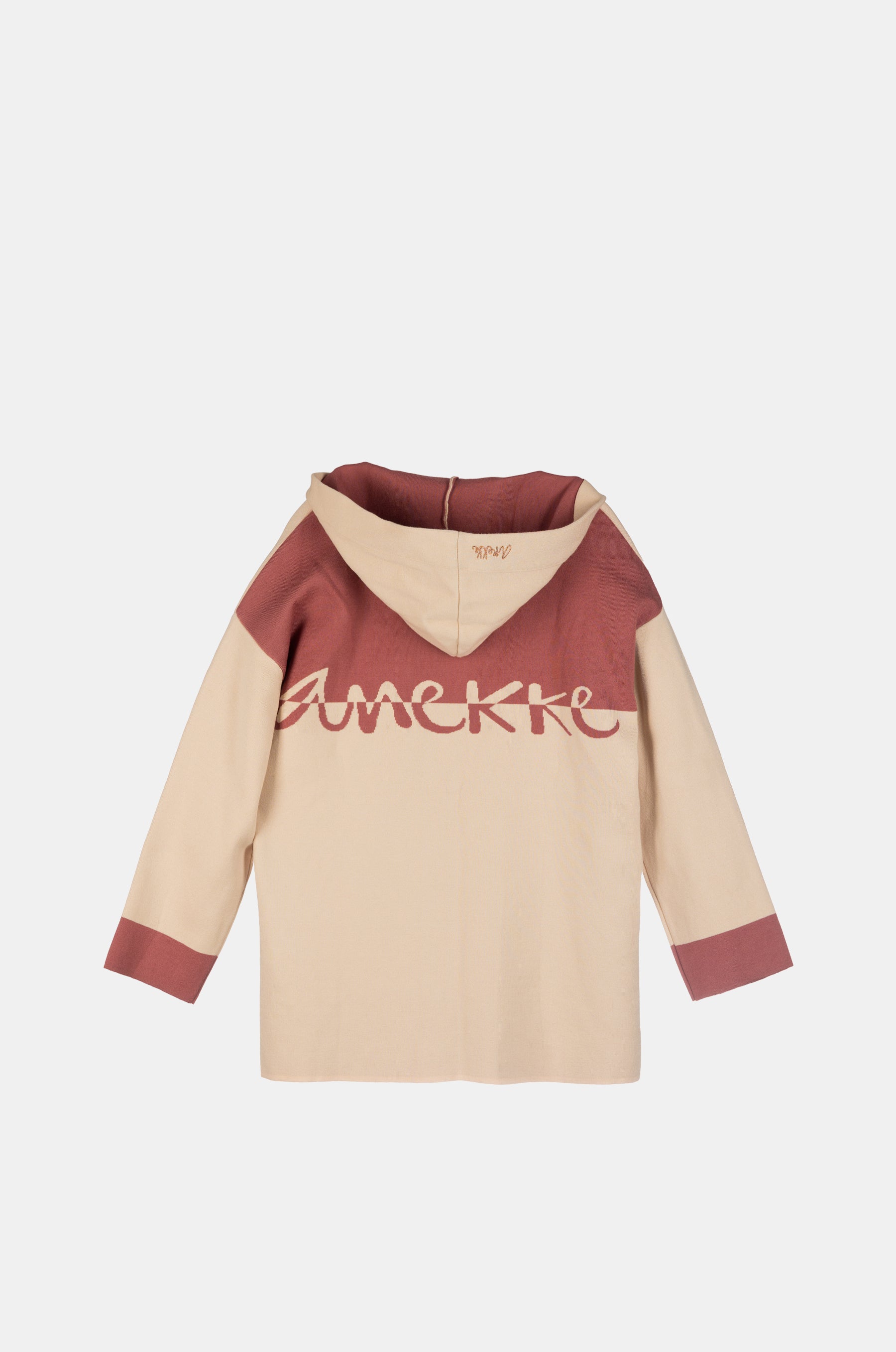 Beige Strickjacke