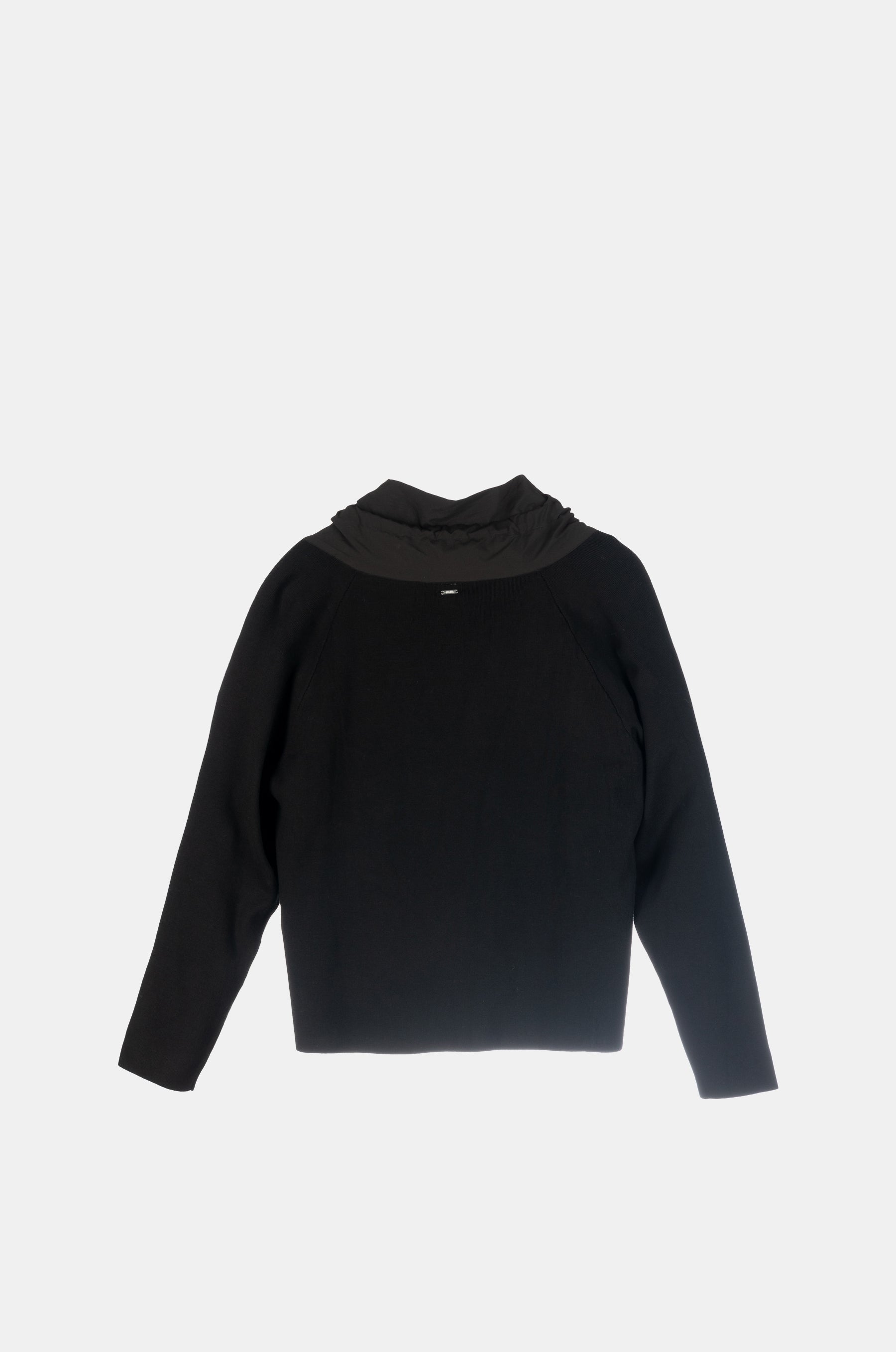 Schwarze Steppjacke