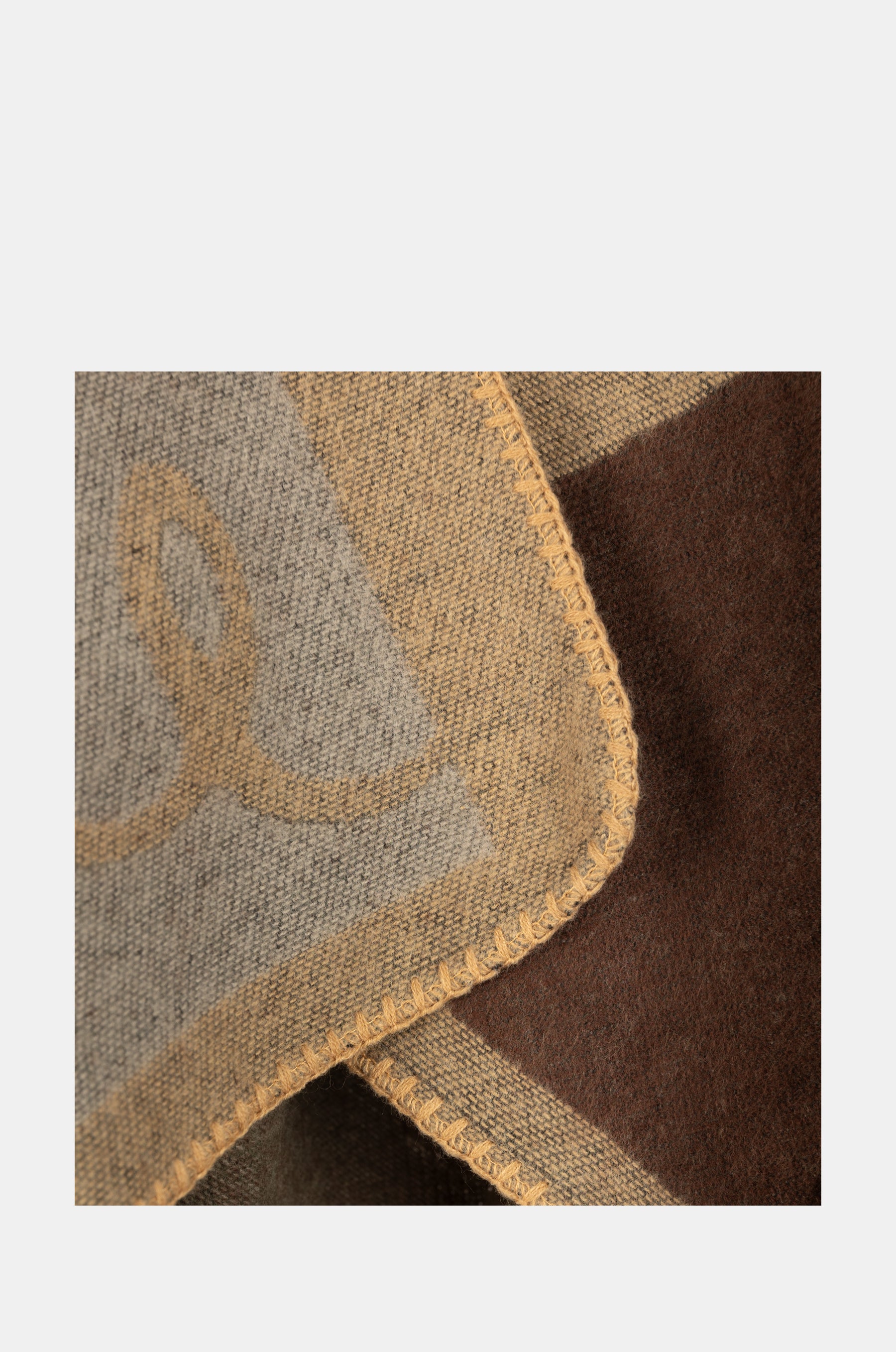 Leichter Poncho mit Print