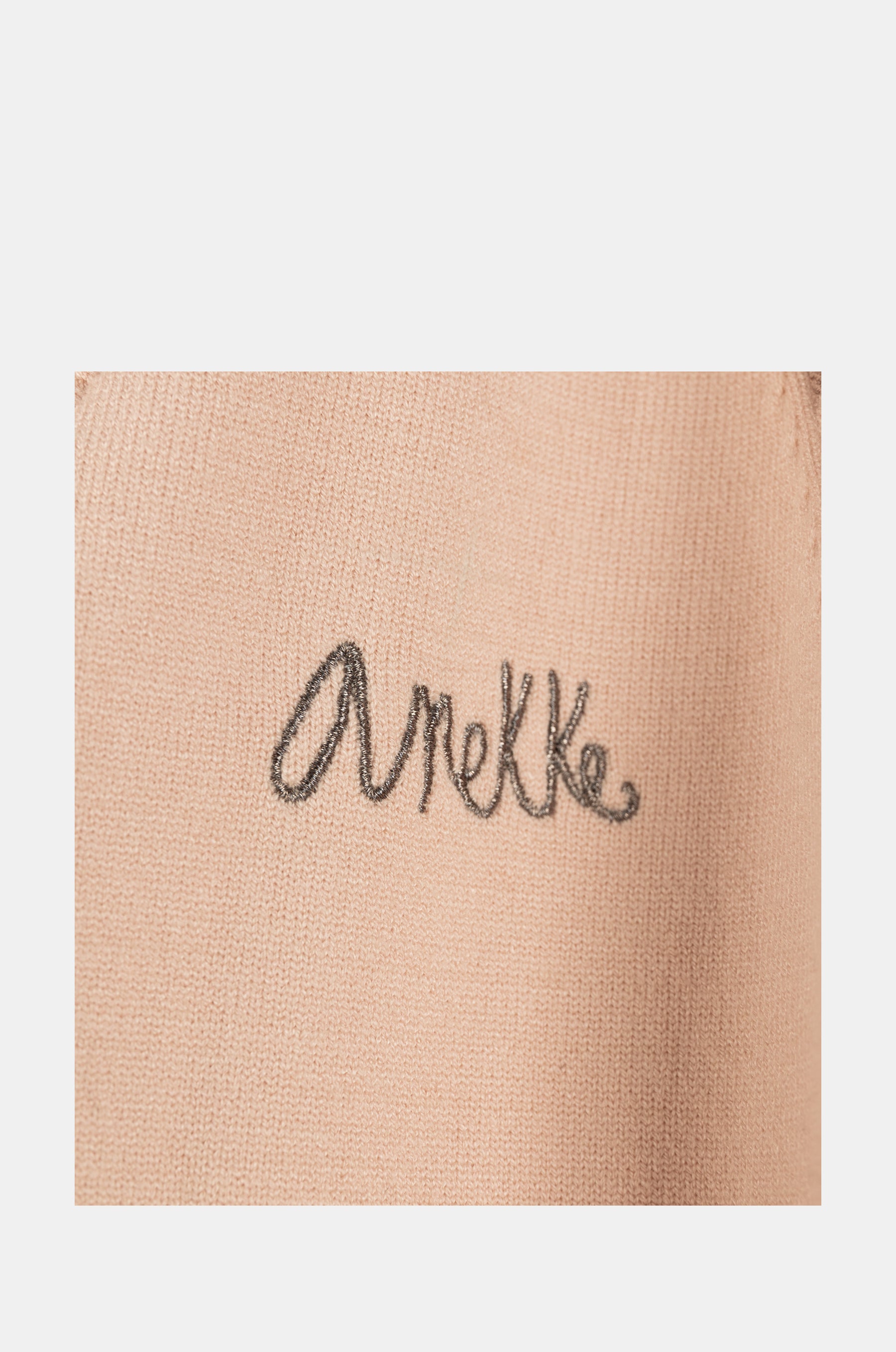 Beige Jacke im Poncho-Stil