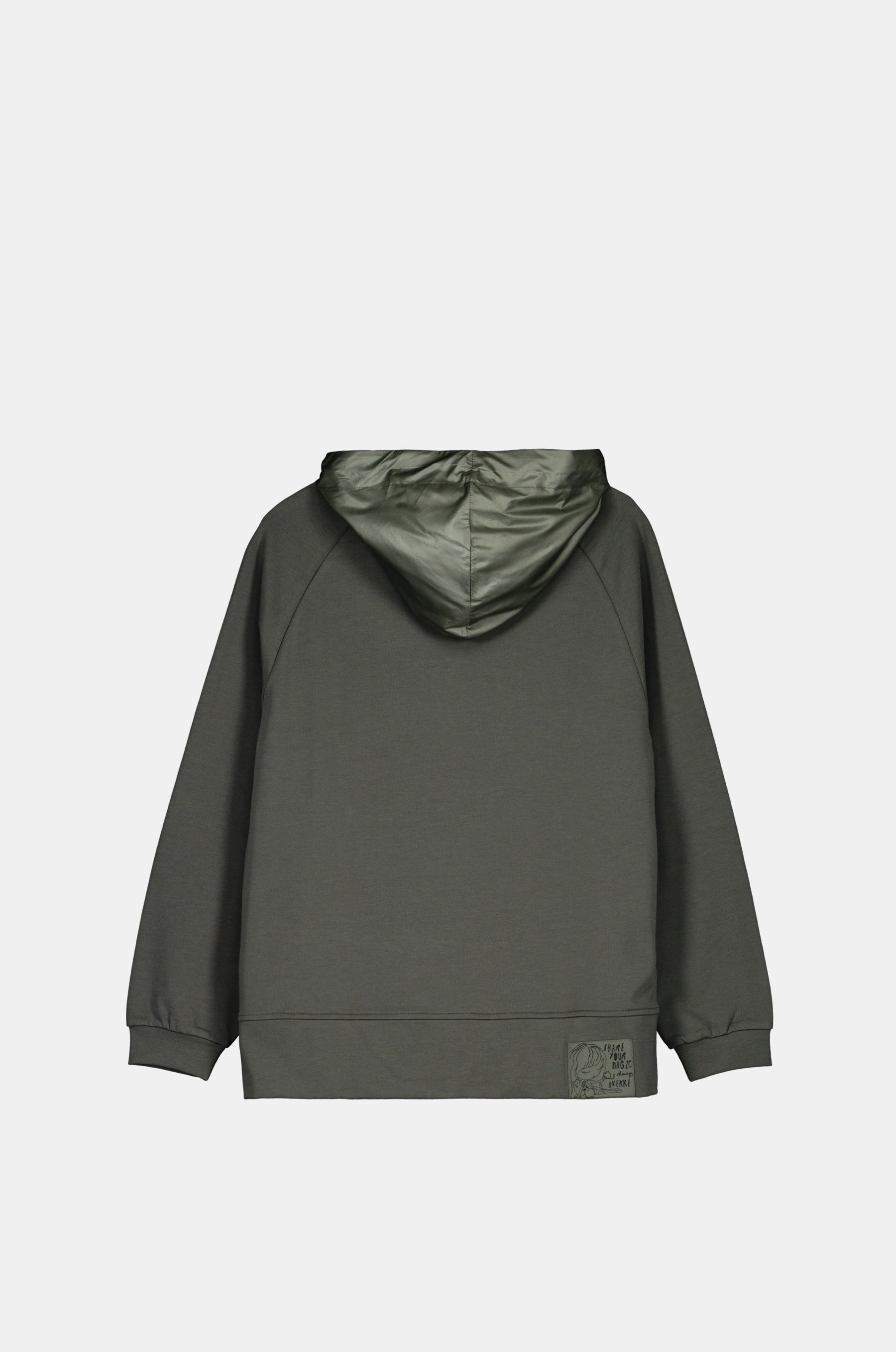 Grüner Kapuzenpullover