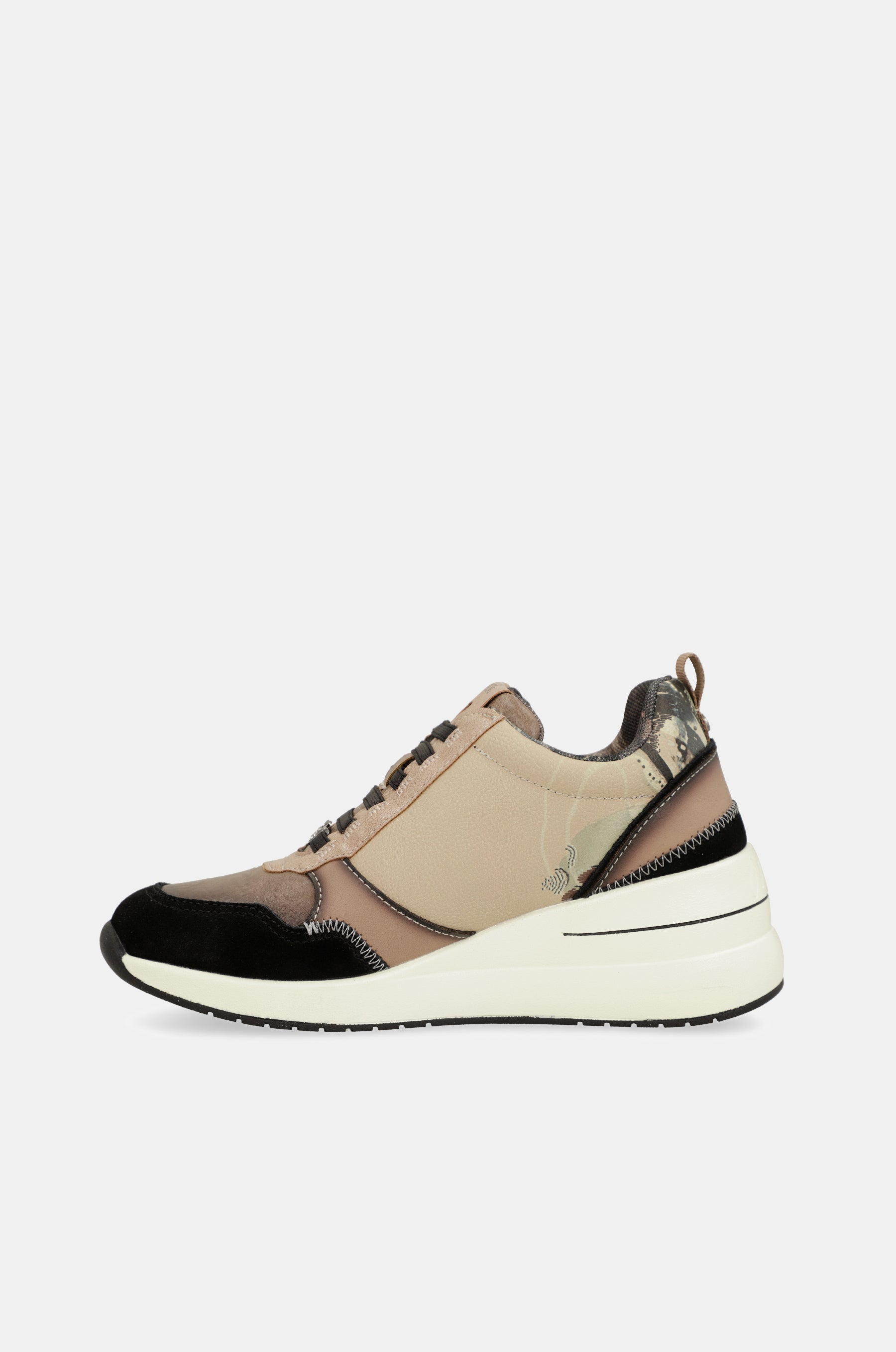 Mehrfarbige Sneakers mit Keilabsatz „Dreams“