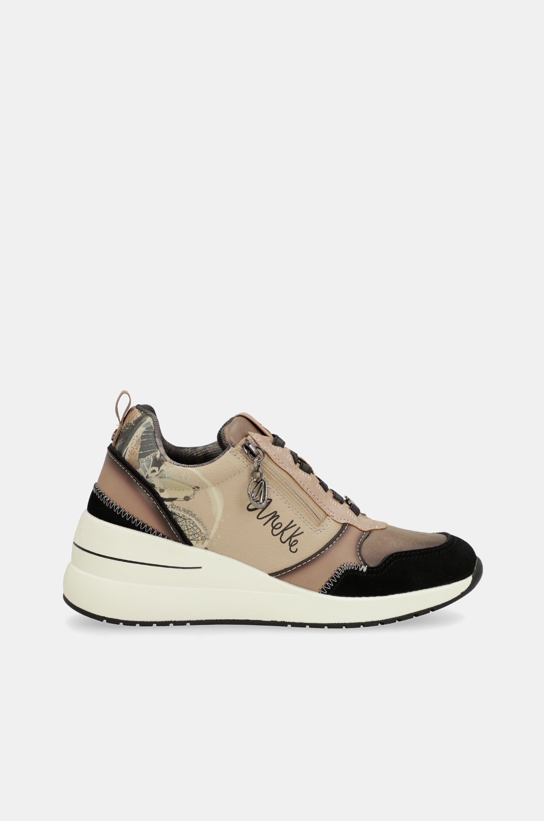 Mehrfarbige Sneakers mit Keilabsatz „Dreams“