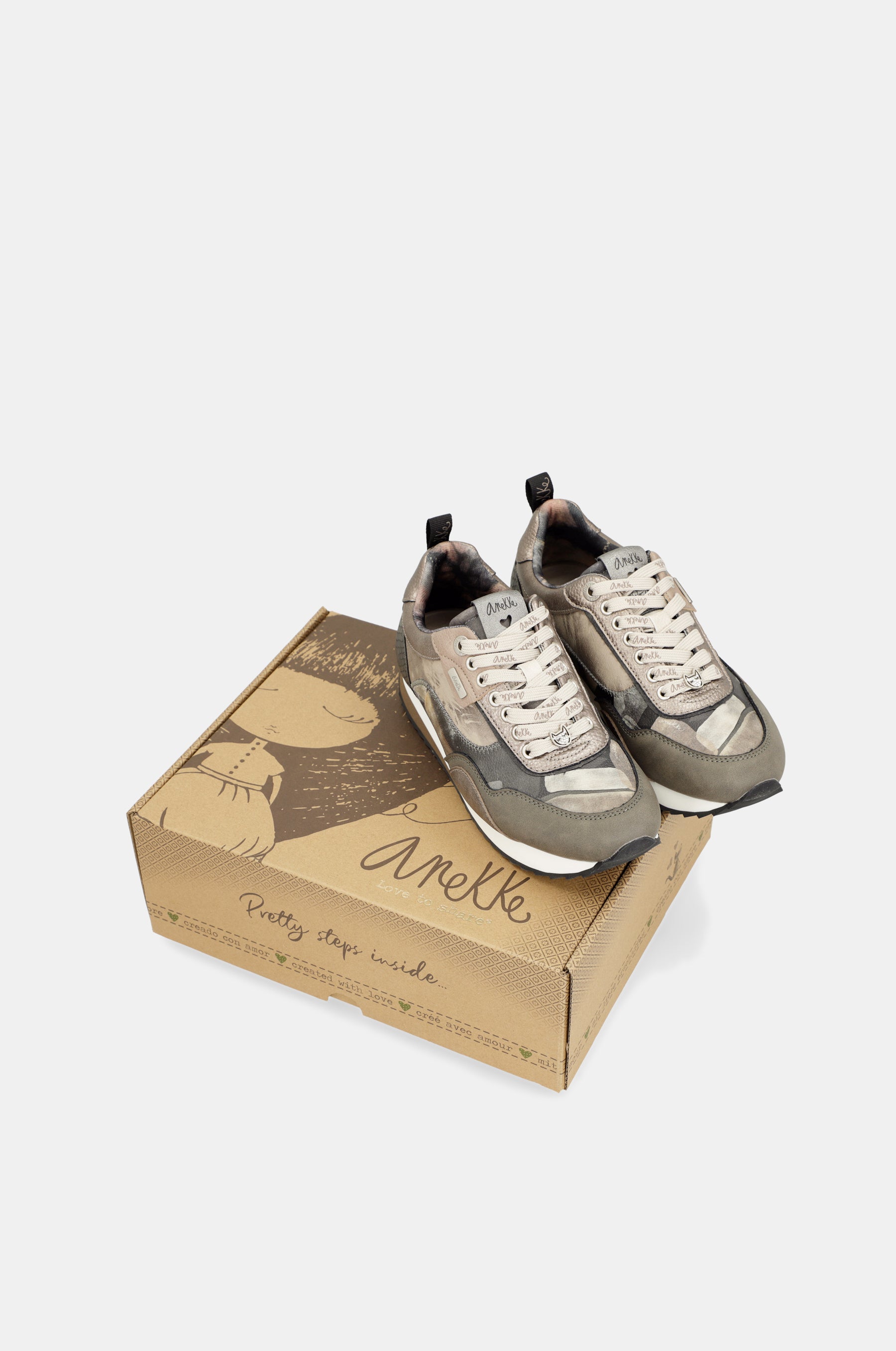 Graue Sneaker „Travel“