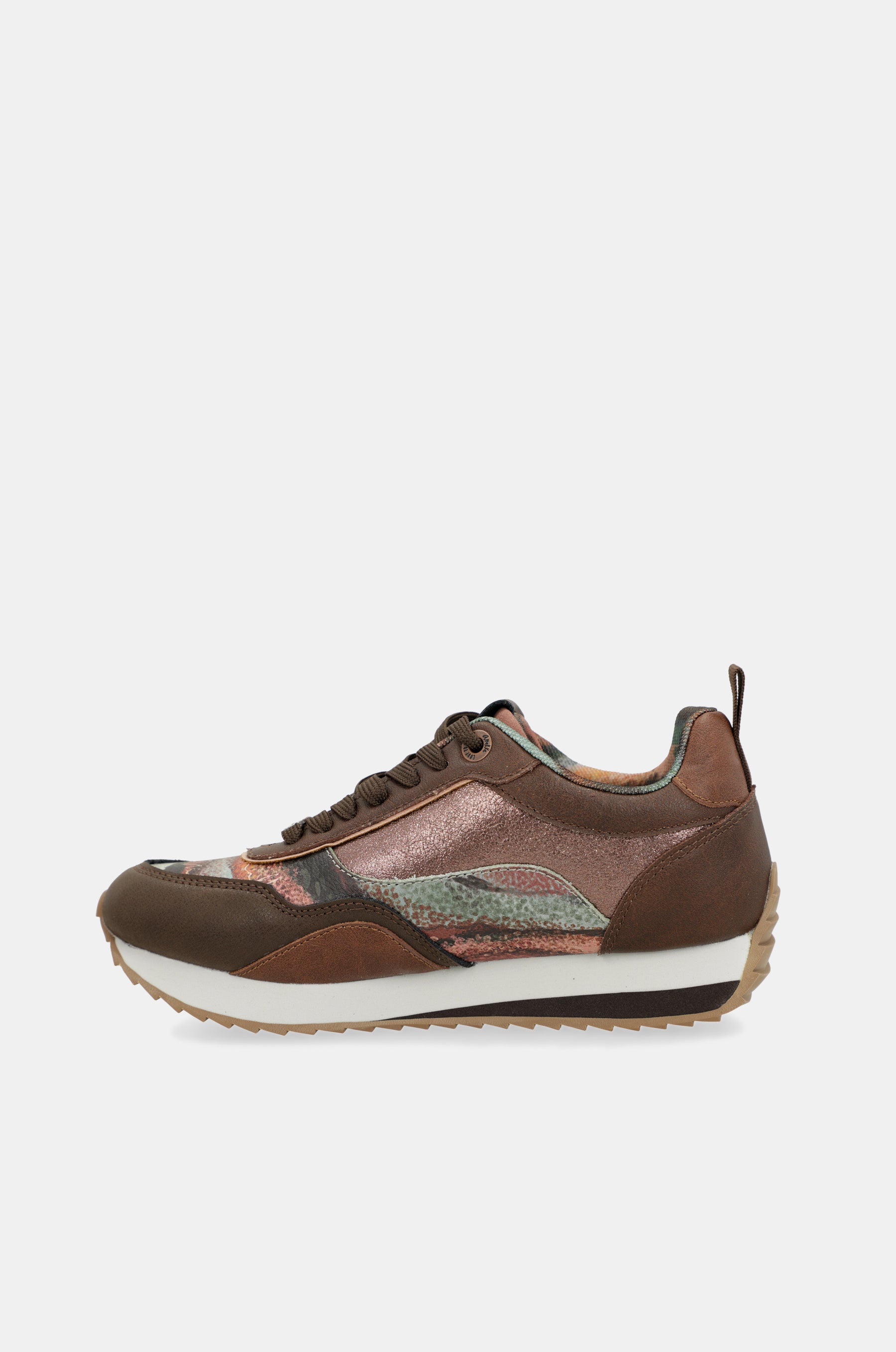 Sneaker mit Reise-Print