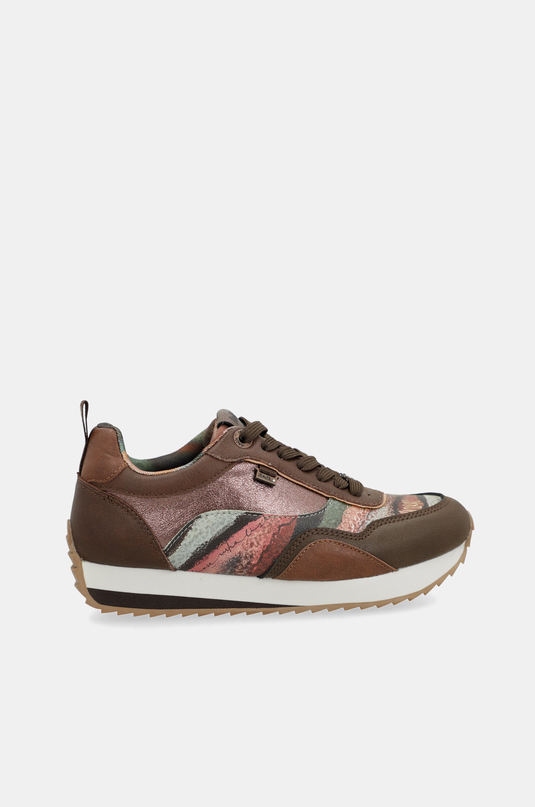 Sneaker mit Reise-Print