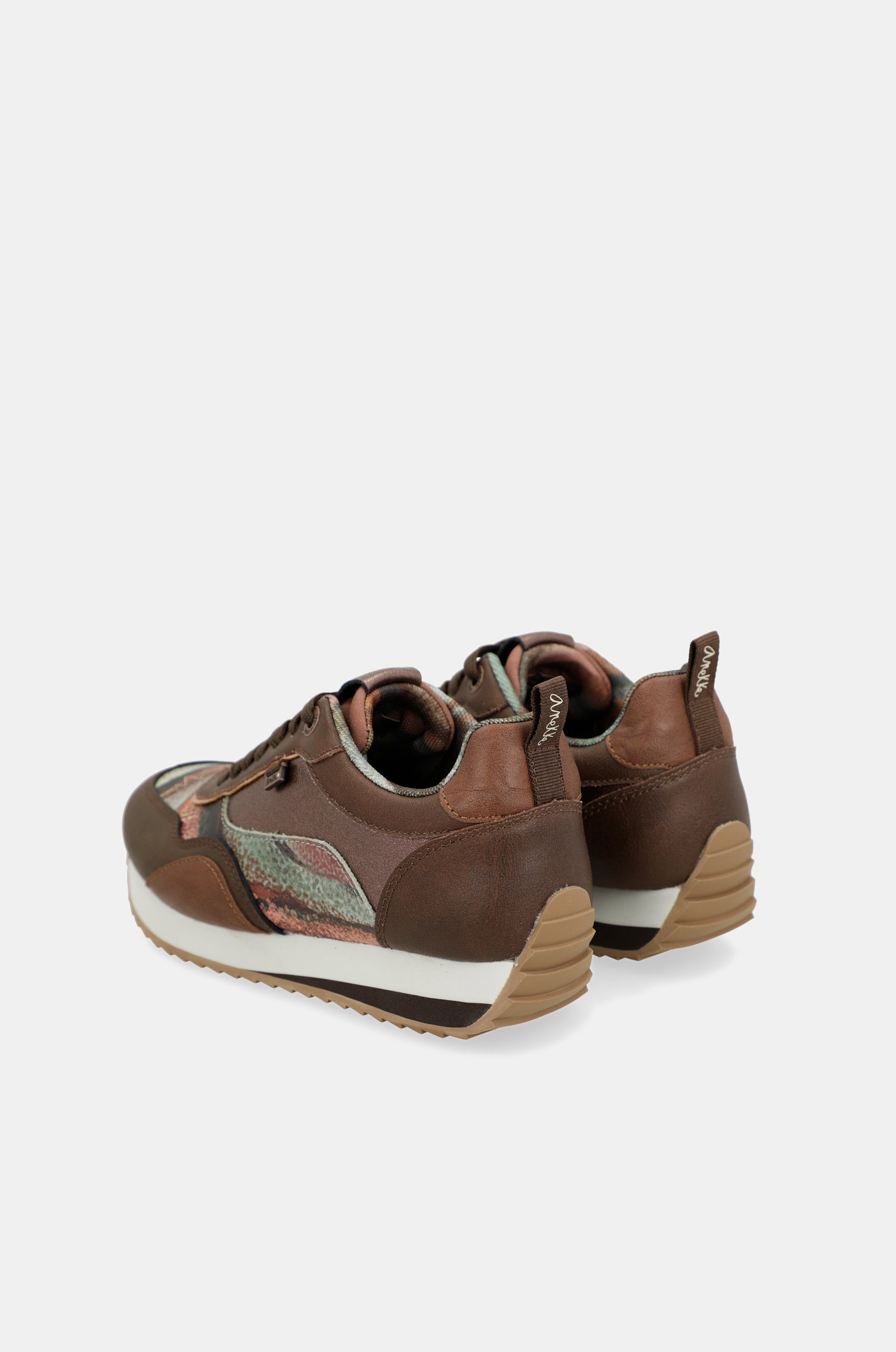Sneaker mit Reise-Print