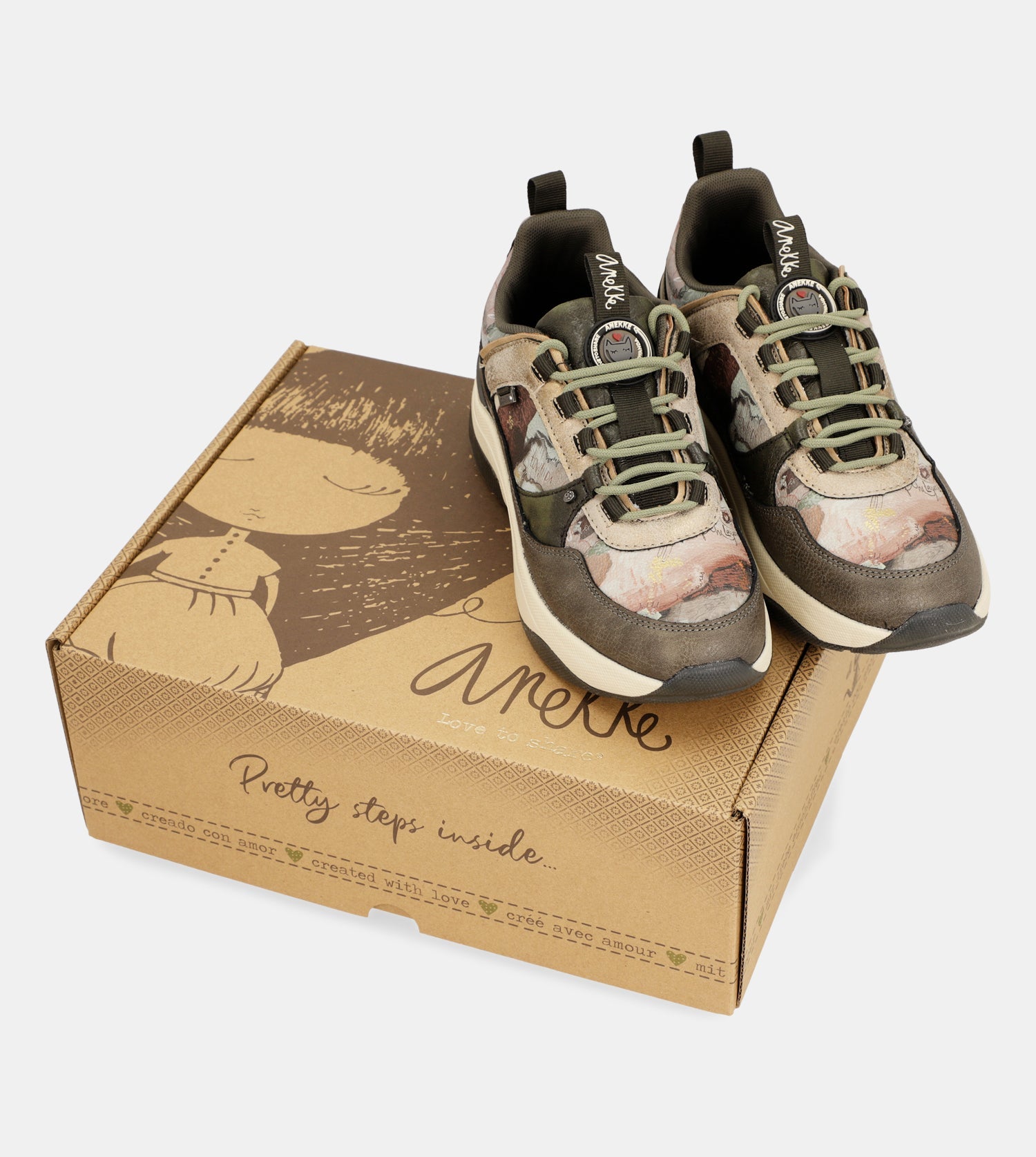 Sportliche grüne Turnschuhe