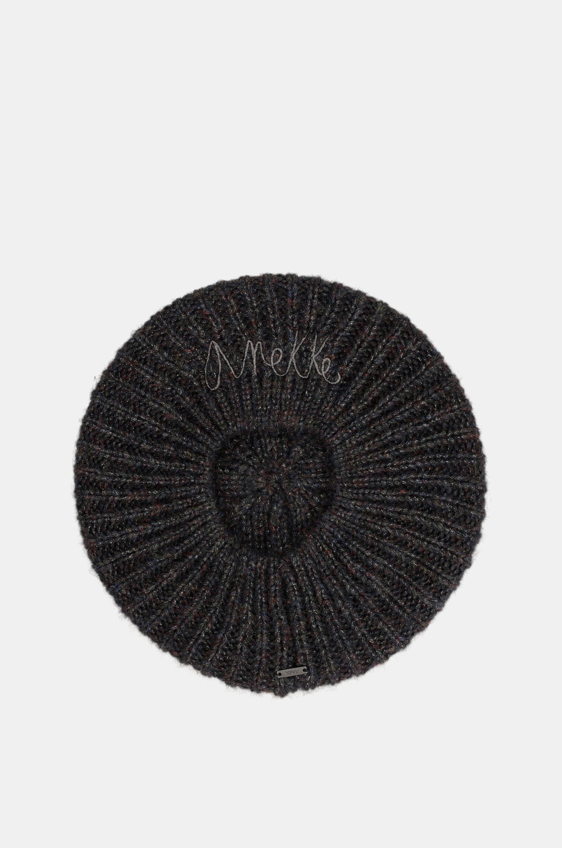 Schwarzes Strick-Barett
