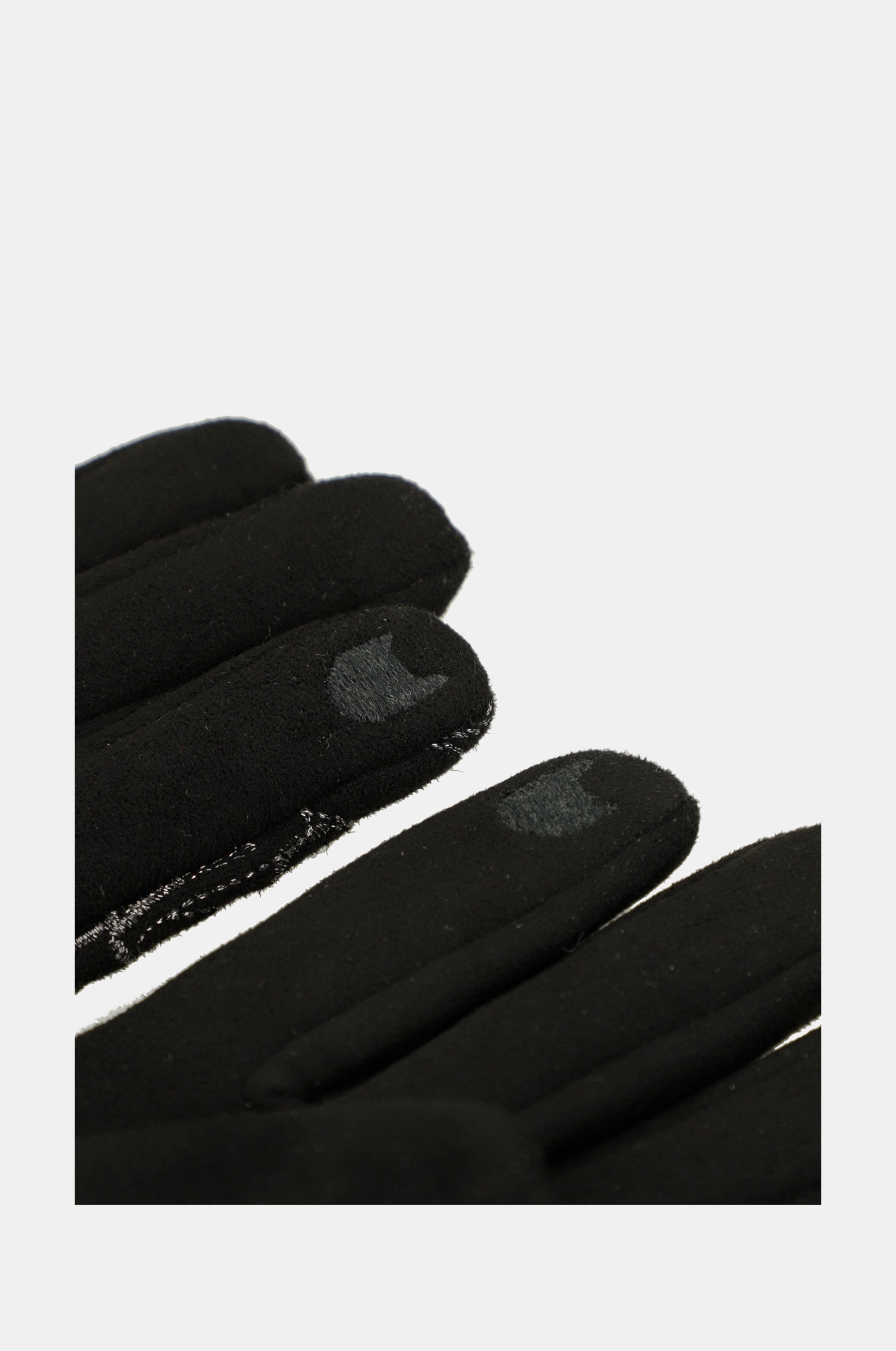 Schwarze Handschuhe mit Anekke-Logo