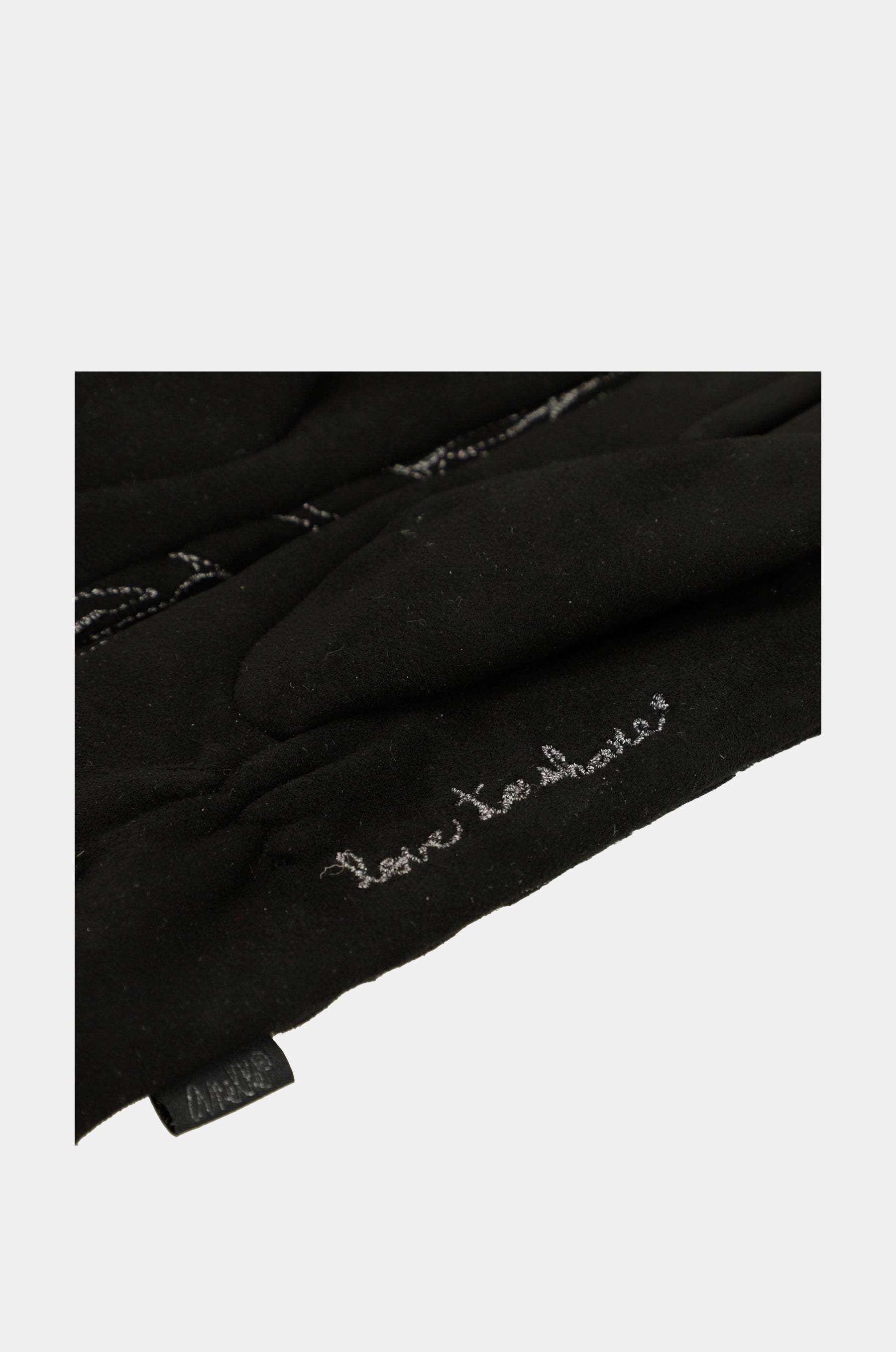 Schwarze Handschuhe mit Anekke-Logo