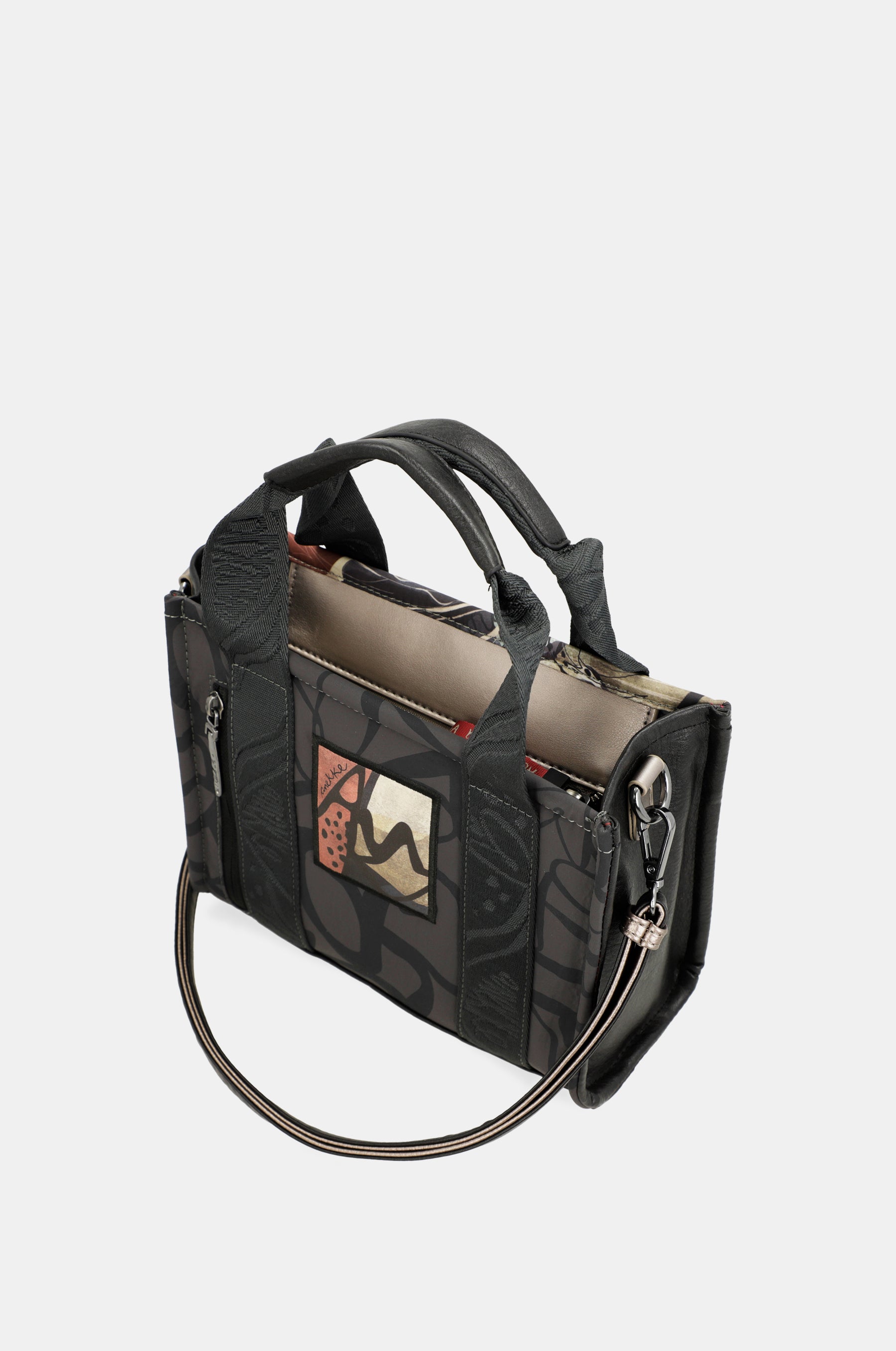 Imaginäre Tasche mit kurzem Henkel