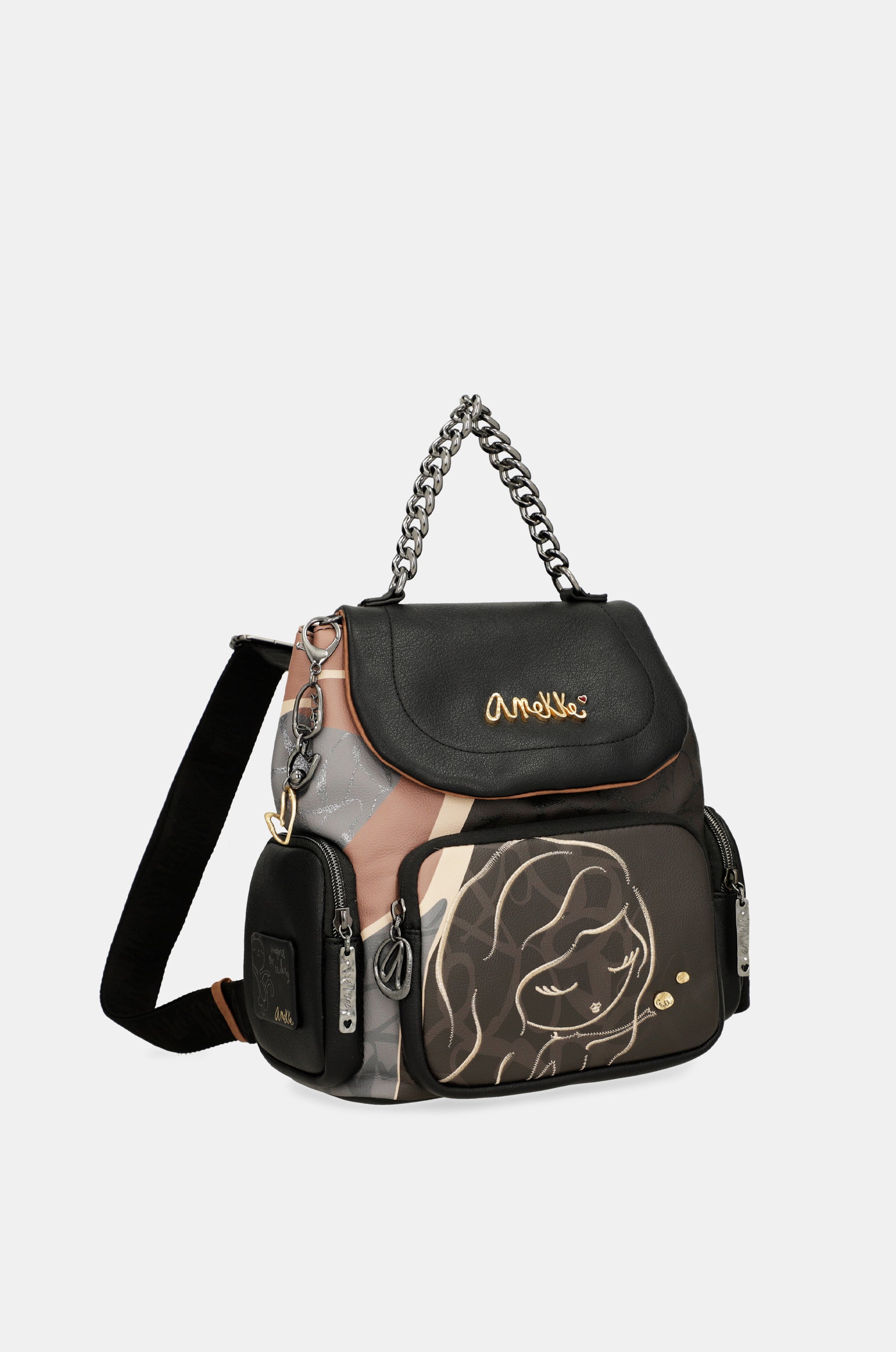 Heartbeat Rucksack mit Klappe