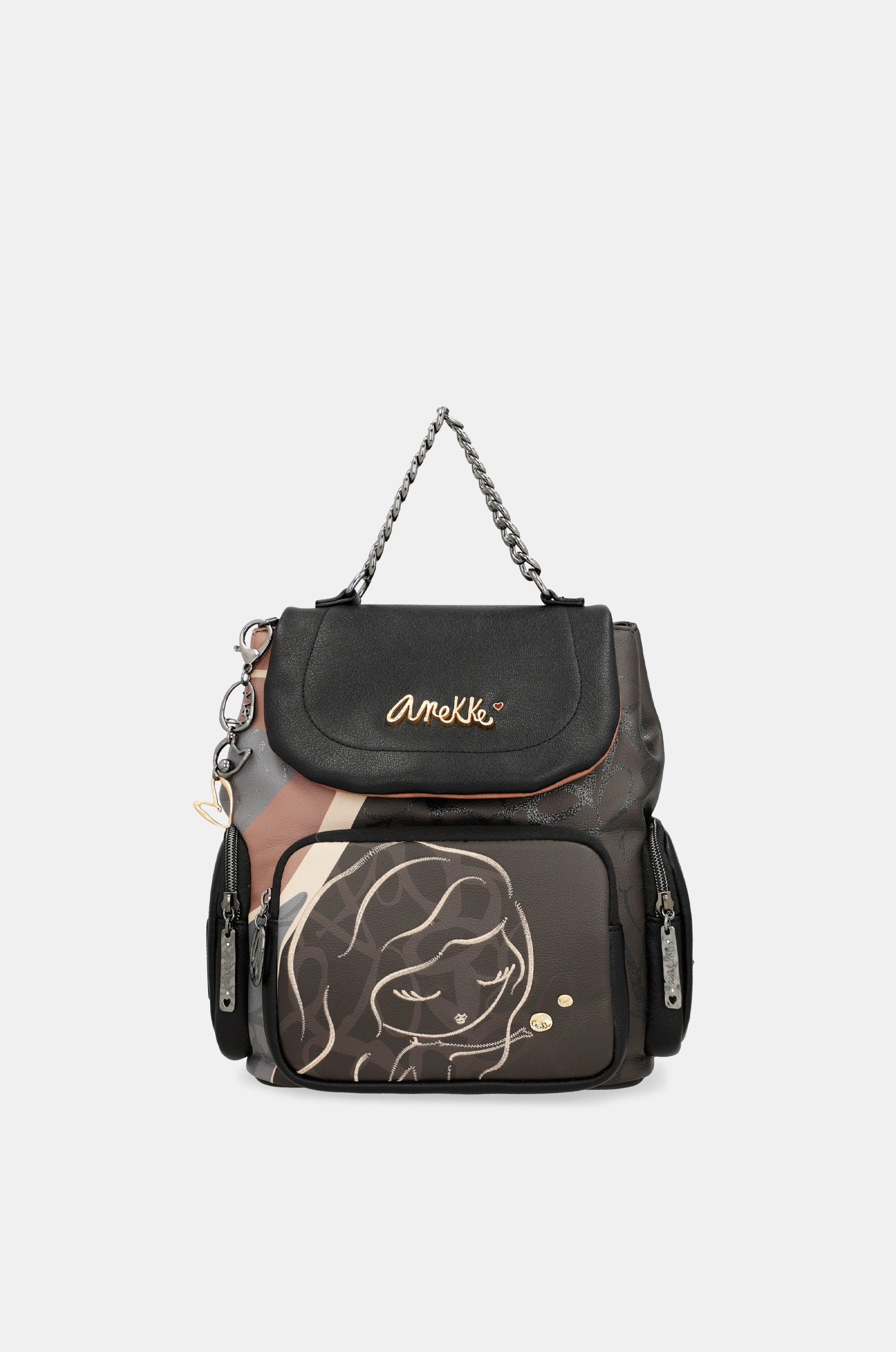 Heartbeat Rucksack mit Klappe