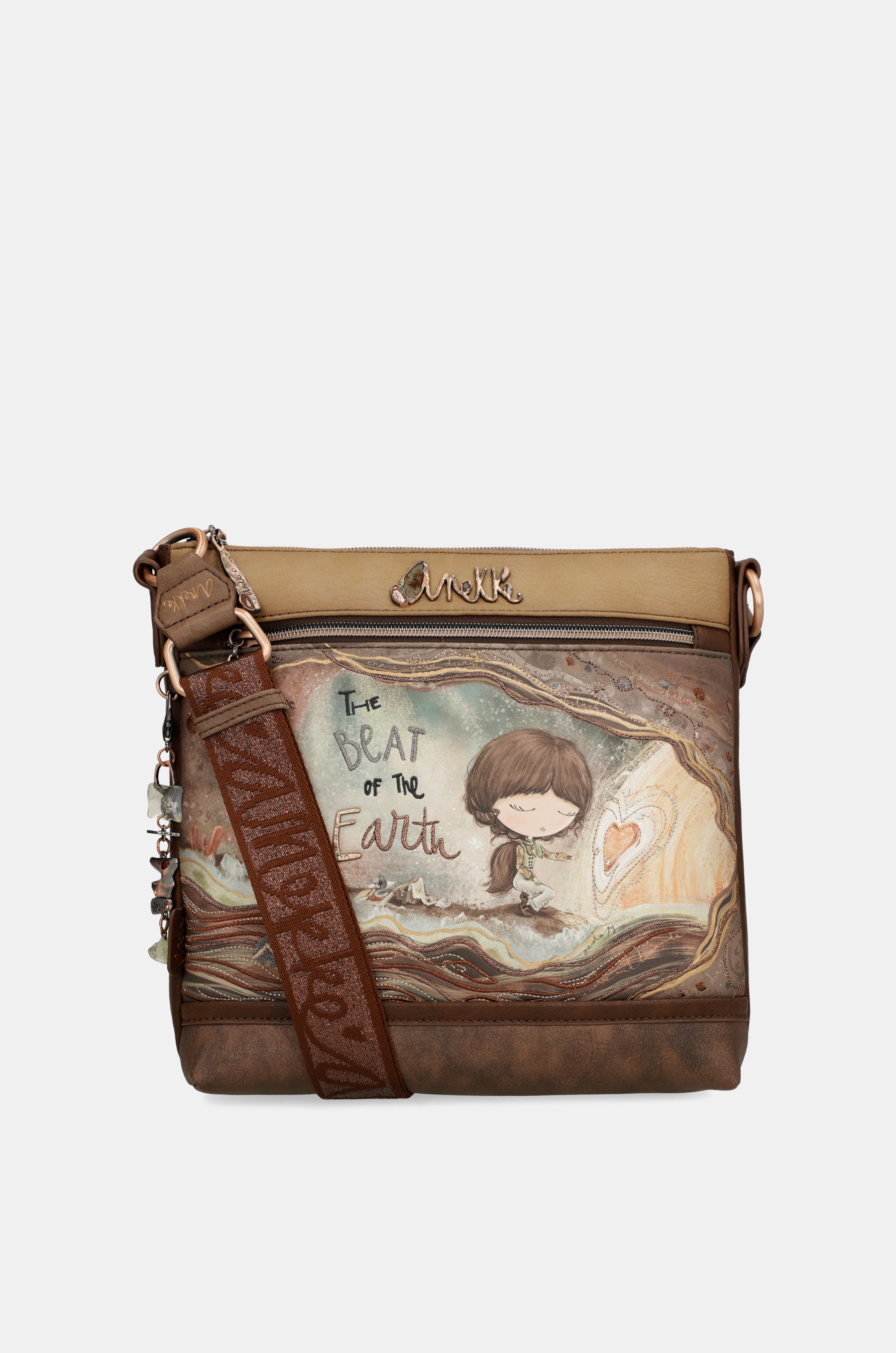 Core mittelgroße Umhängetasche mit 3 Fächern