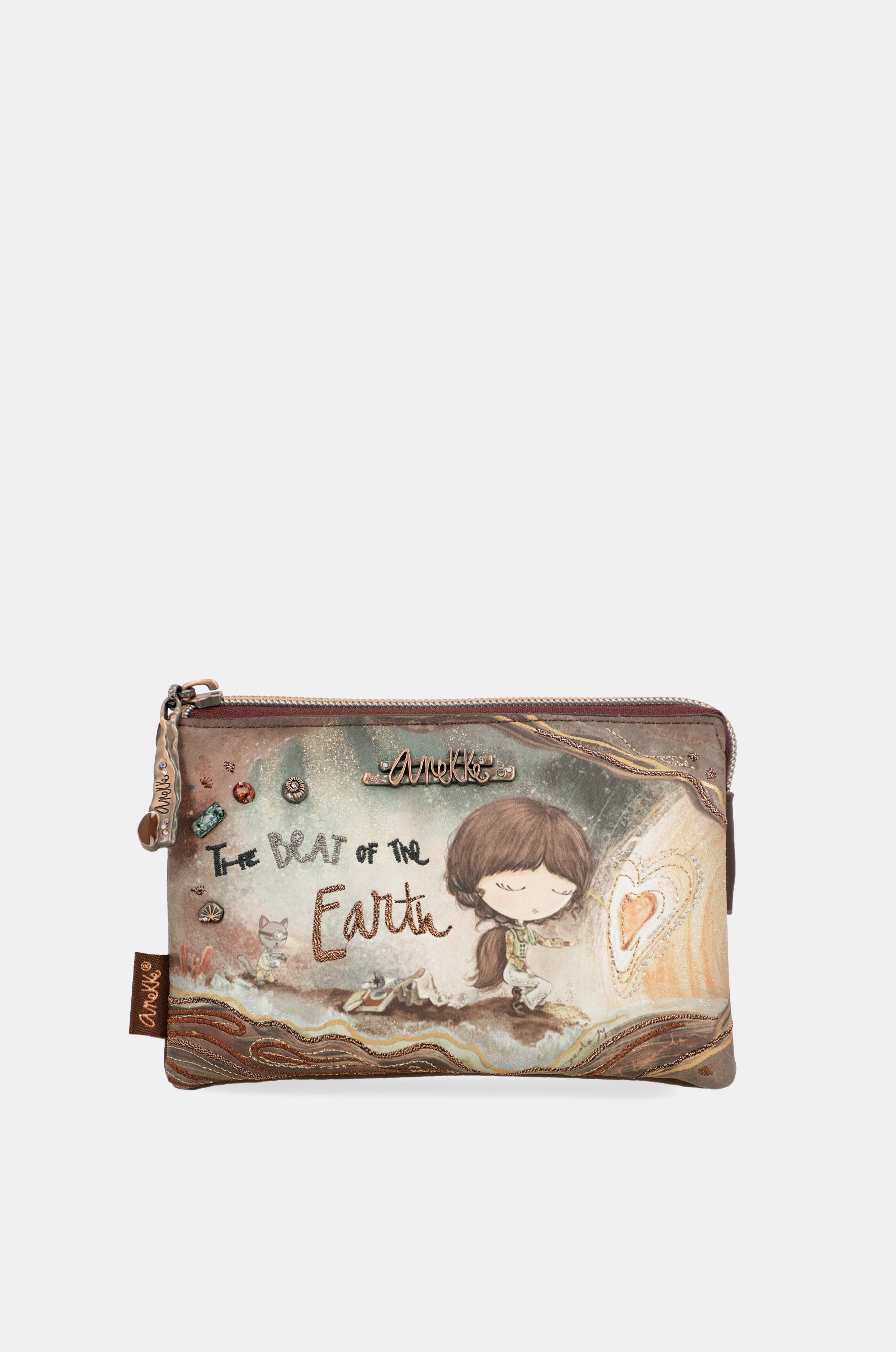 Kleines Core -Münzportemonnaie mit 3 Fächern