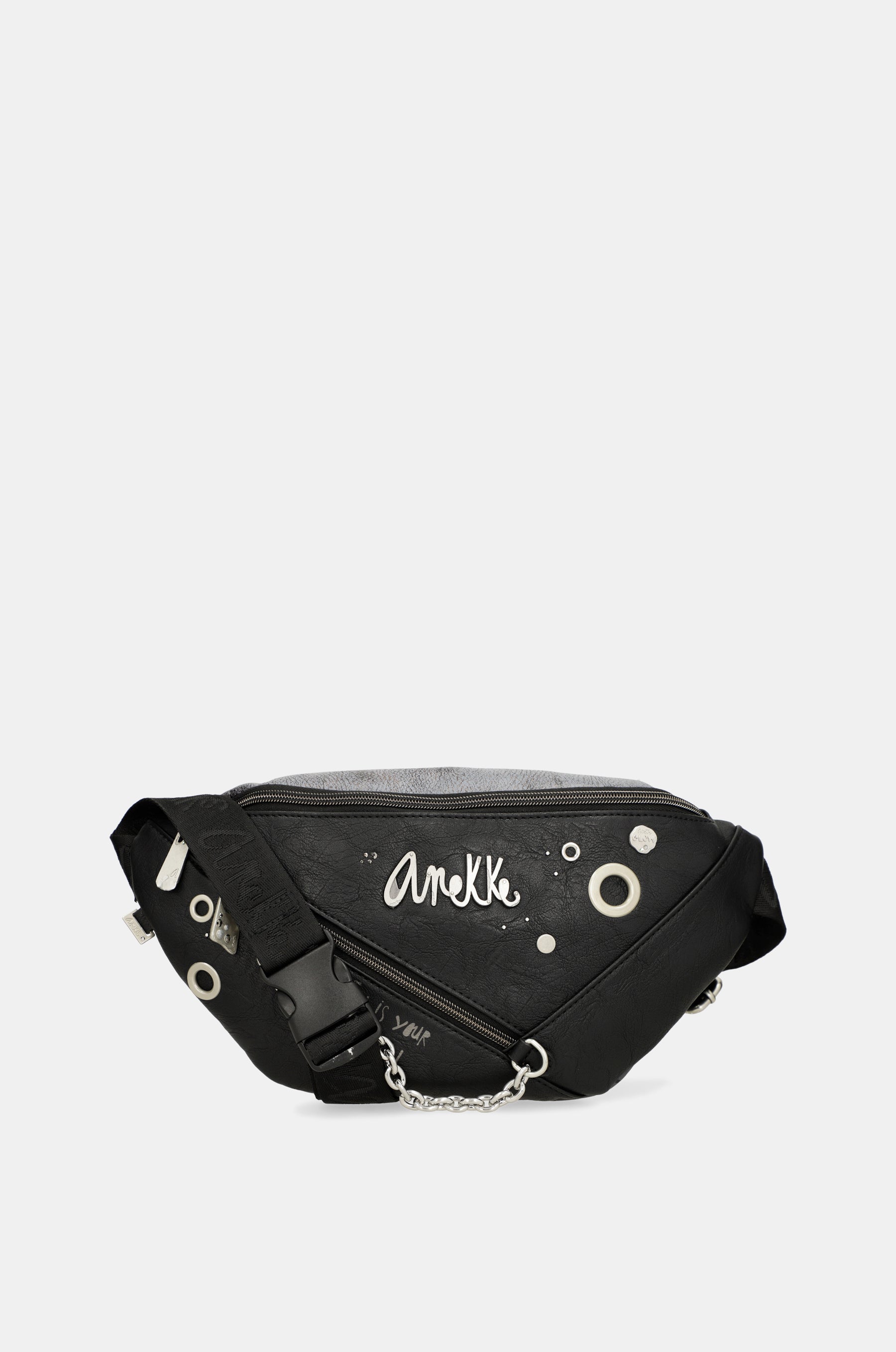 Crust – Schwarze Gürteltasche