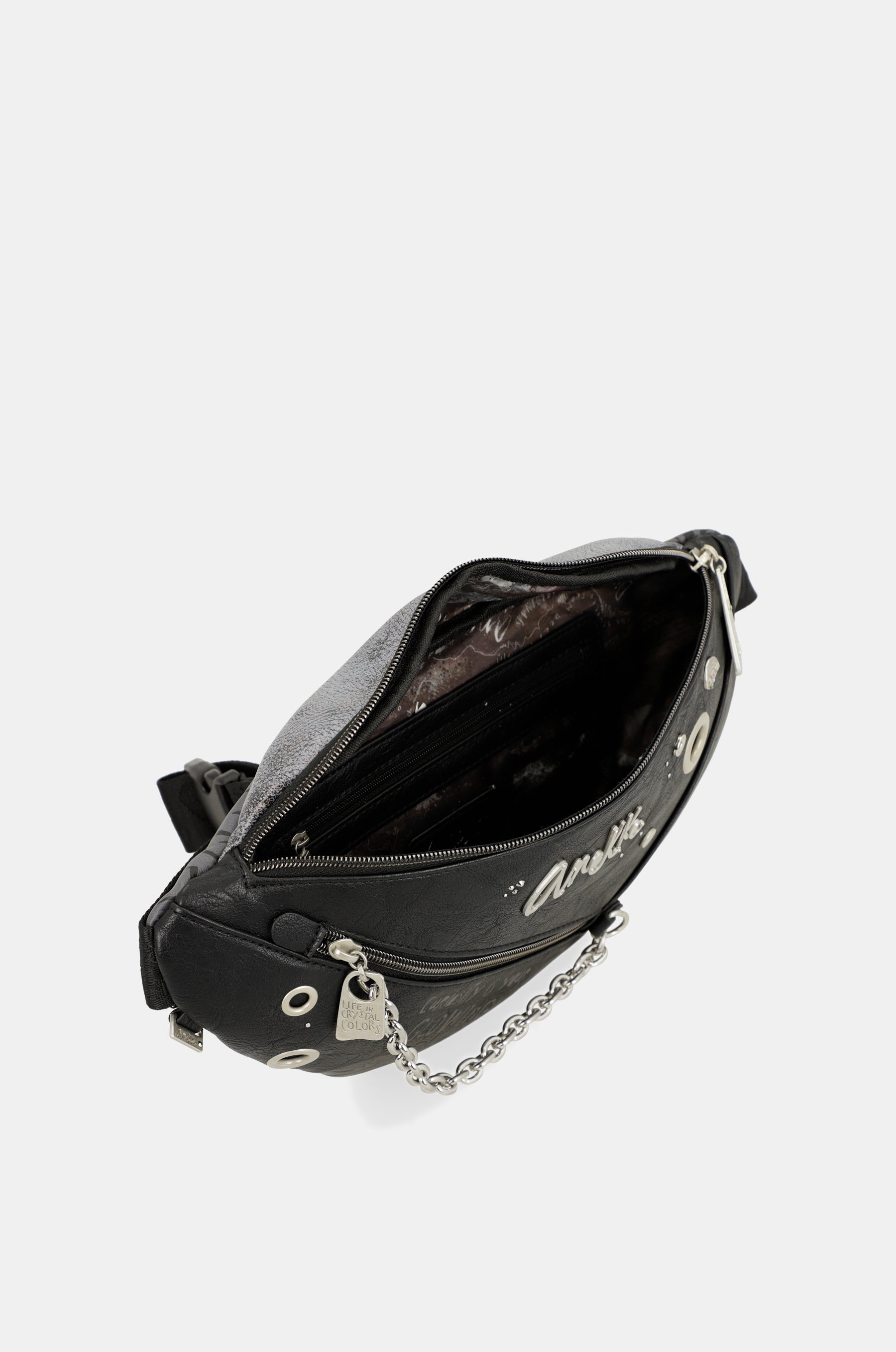 Crust – Schwarze Gürteltasche