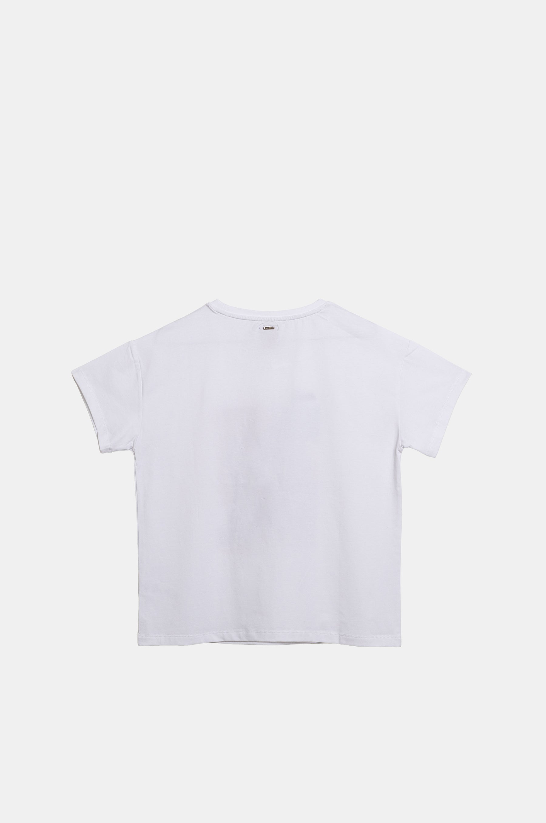 Weißes Kurzarm-T-Shirt Alma