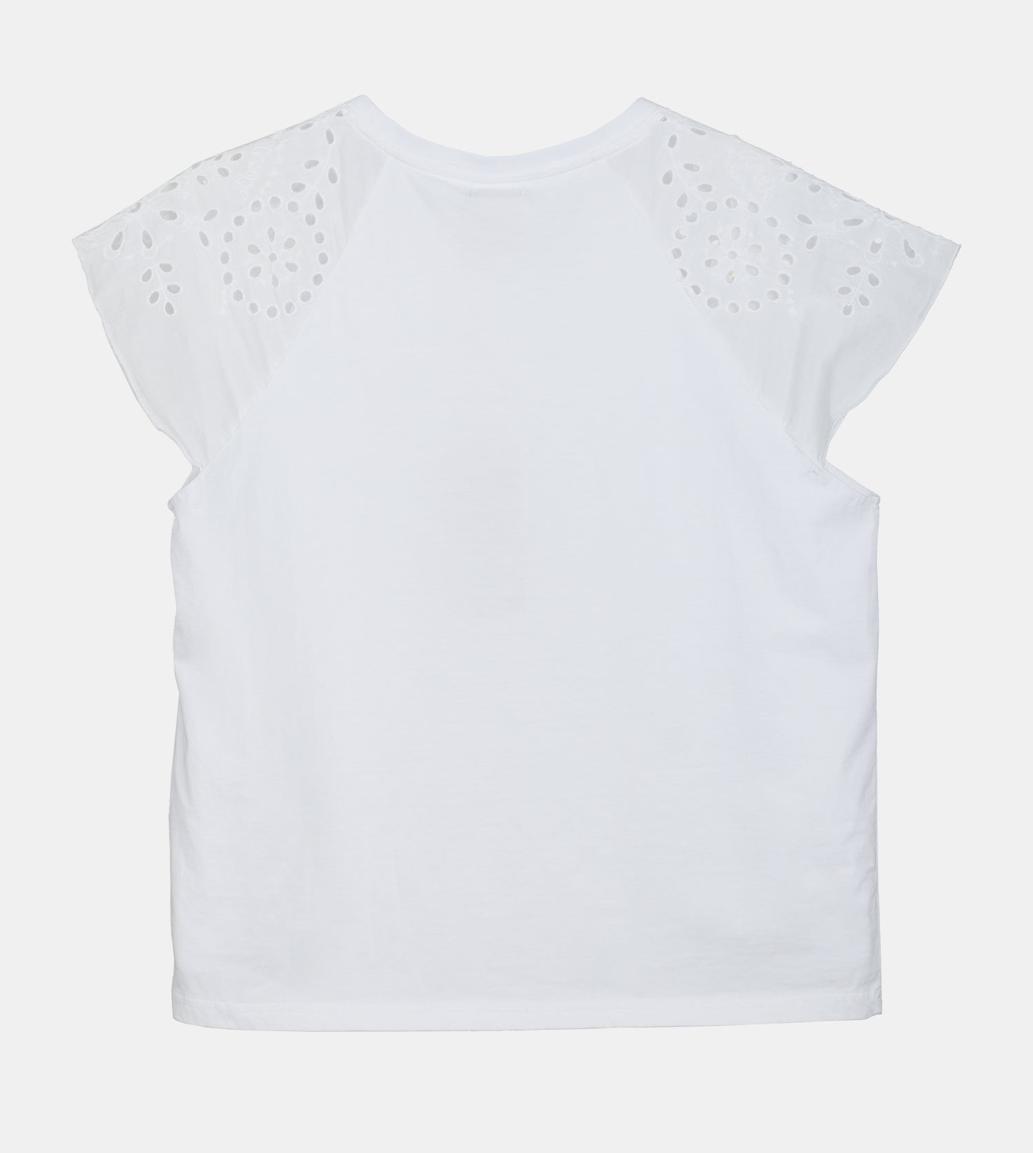 Weißes Kurzarm-T-Shirt Anekke