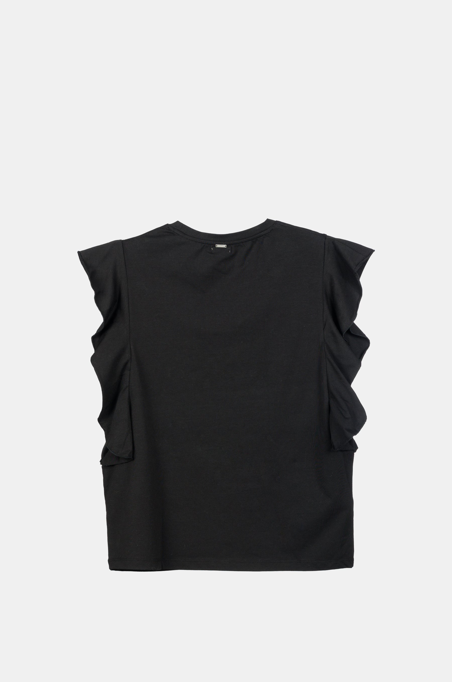 Glänzendes Kurzarm-T-Shirt Anekke