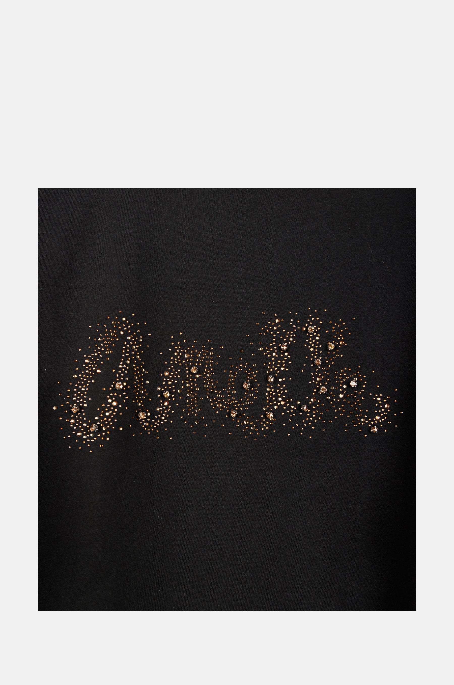 Glänzendes Kurzarm-T-Shirt Anekke