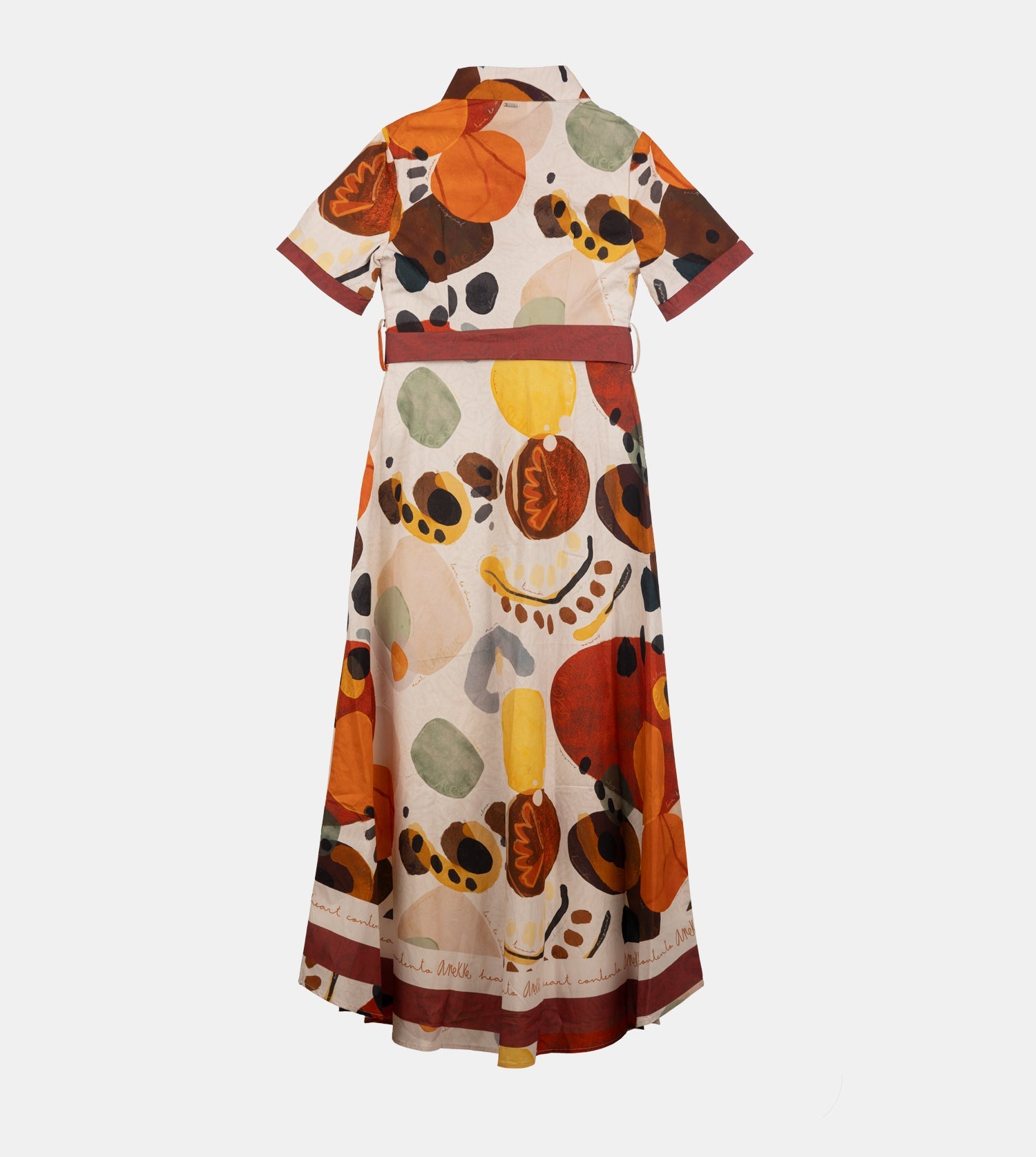 Langes Kurzarmkleid Alma