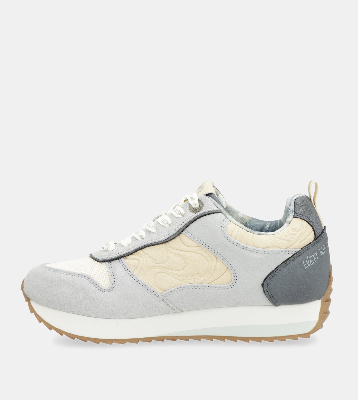 Blaue Sneakers Whispers