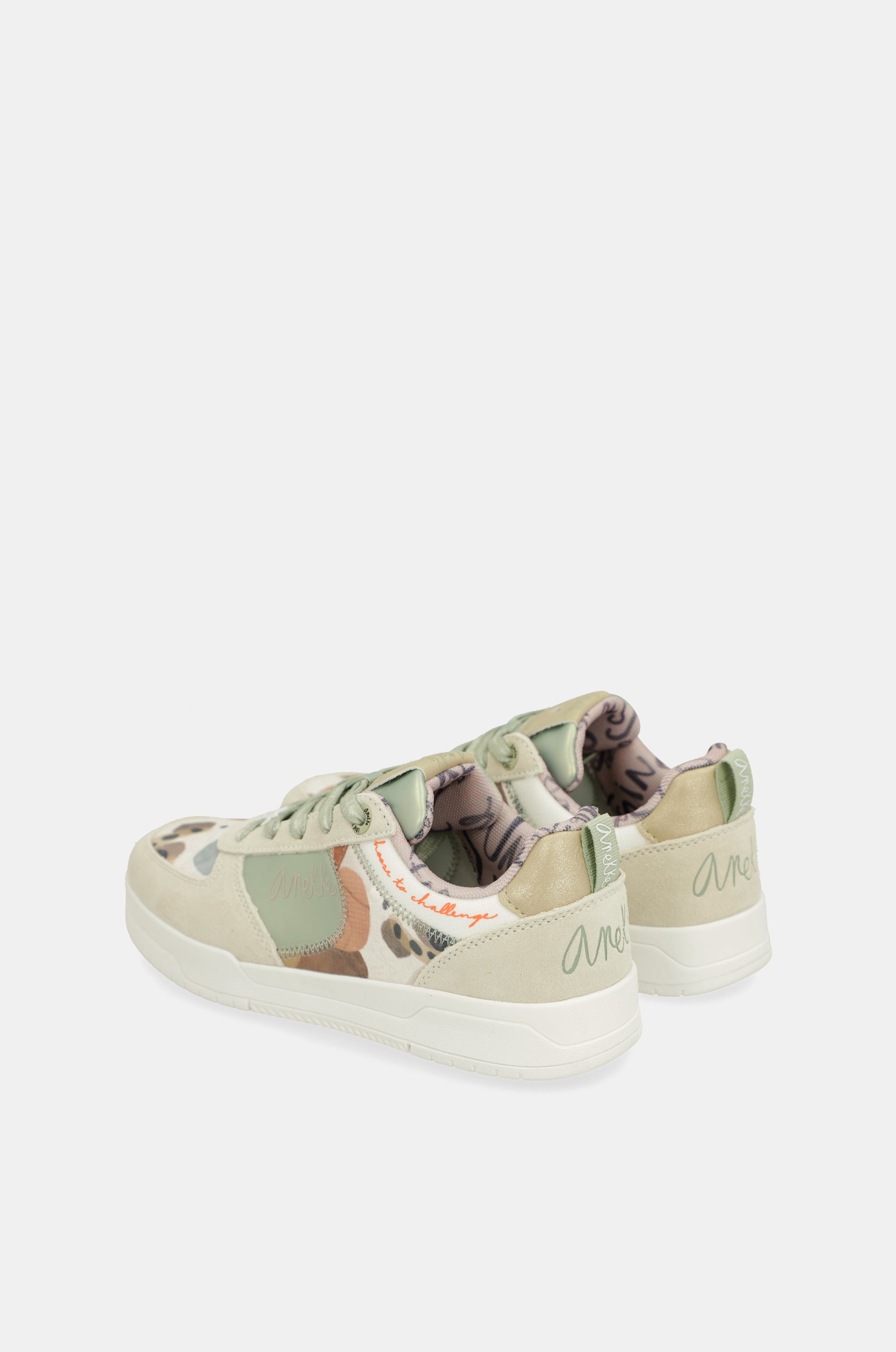 Grüne Retro-Sneakers