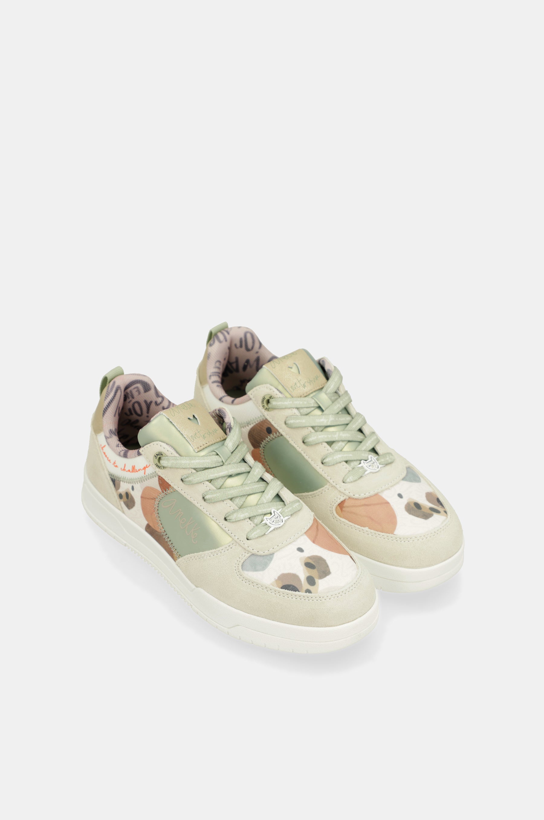 Grüne Retro-Sneakers