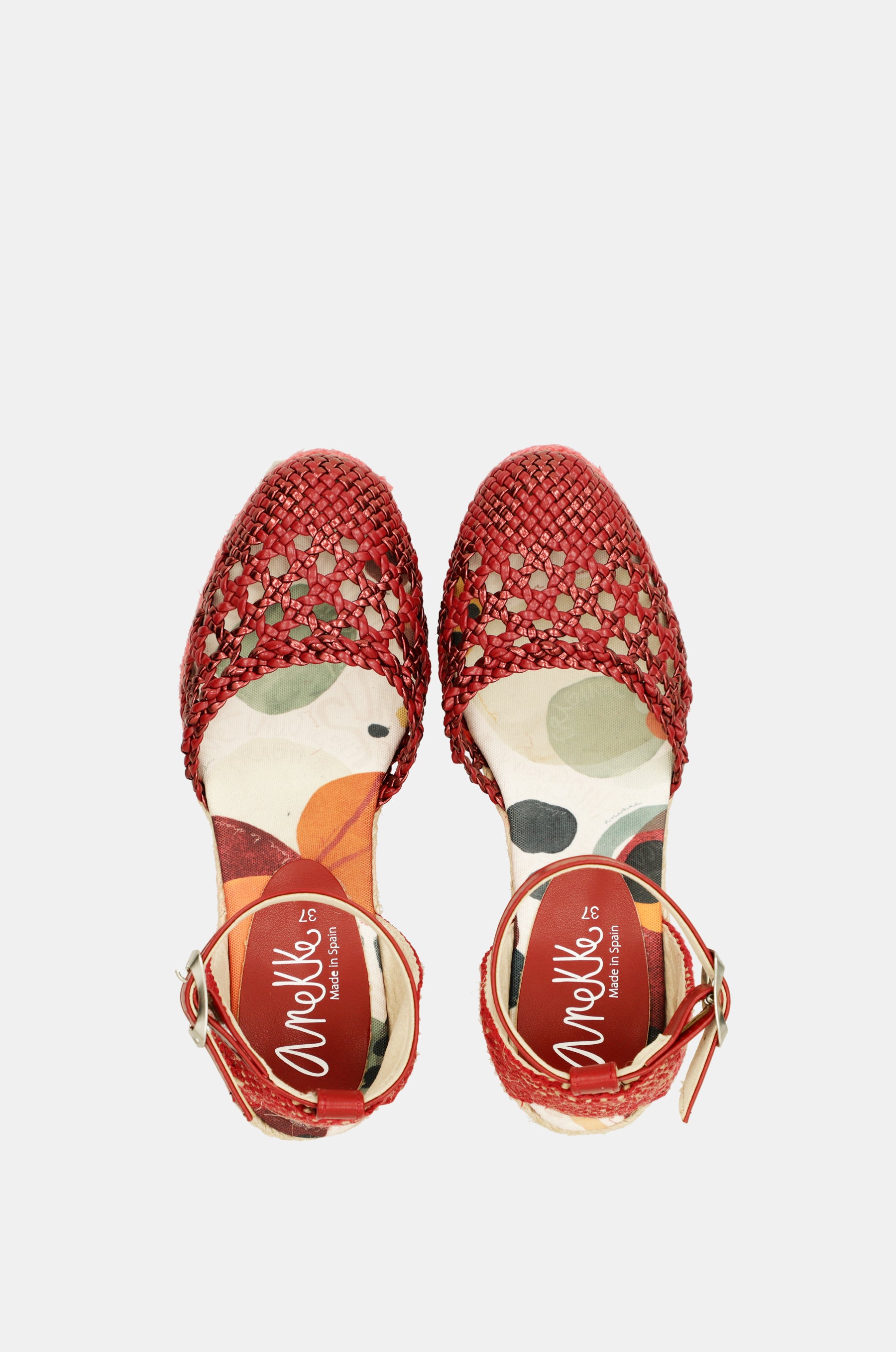Rote Keilsandalen Alma