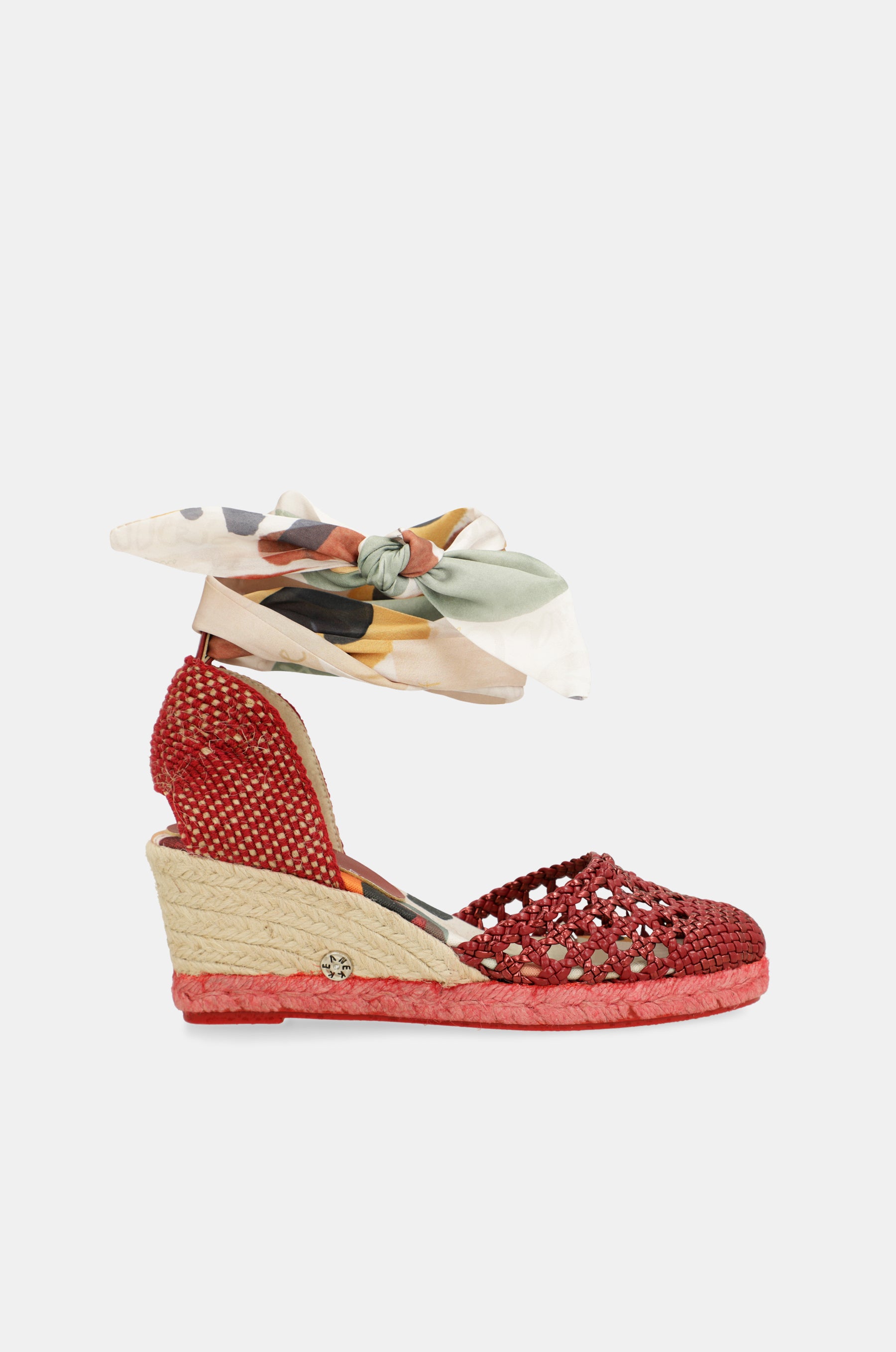 Rote Keilsandalen Alma